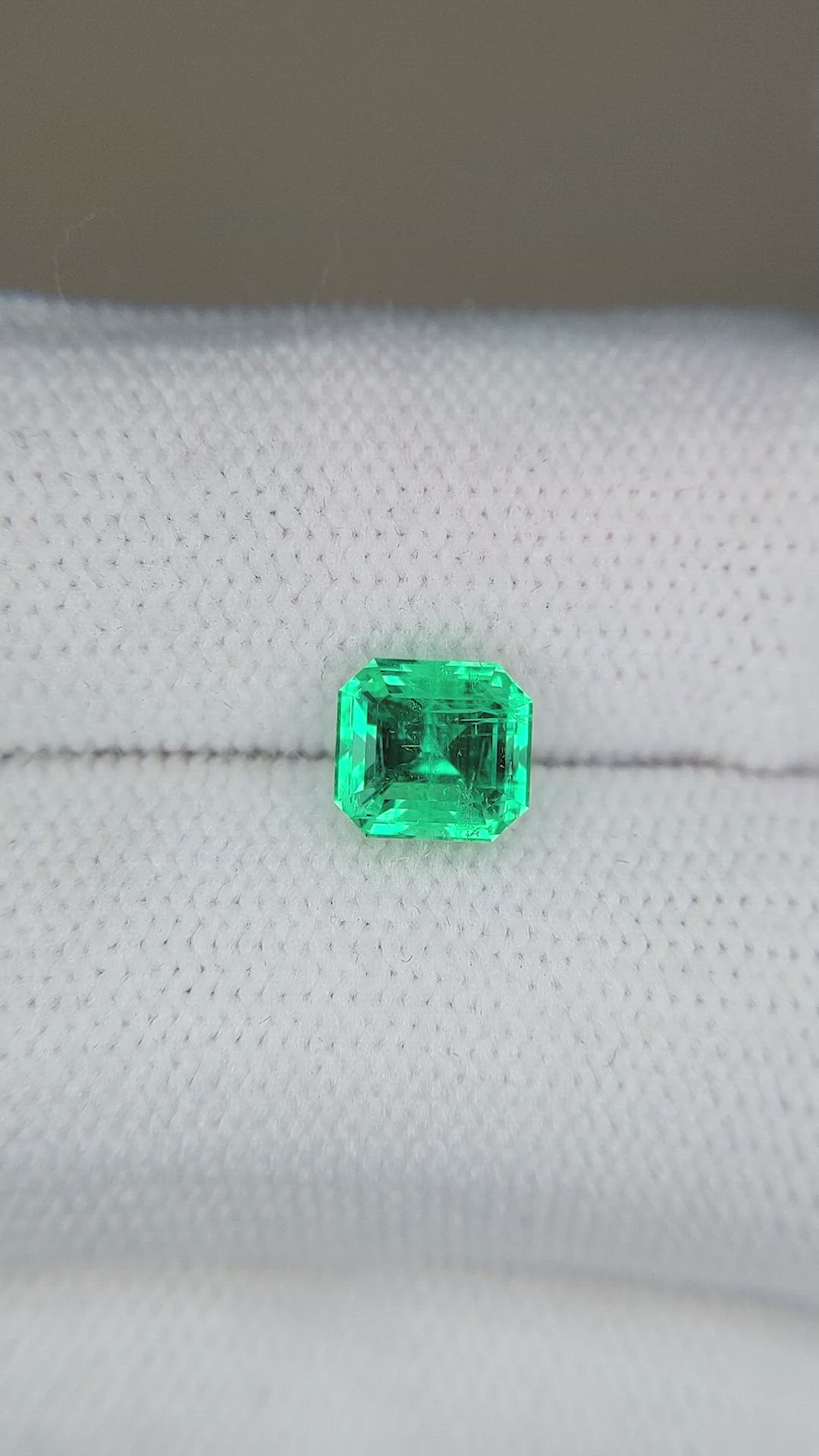 1.24 Ct. Emerald from Russia Size Video