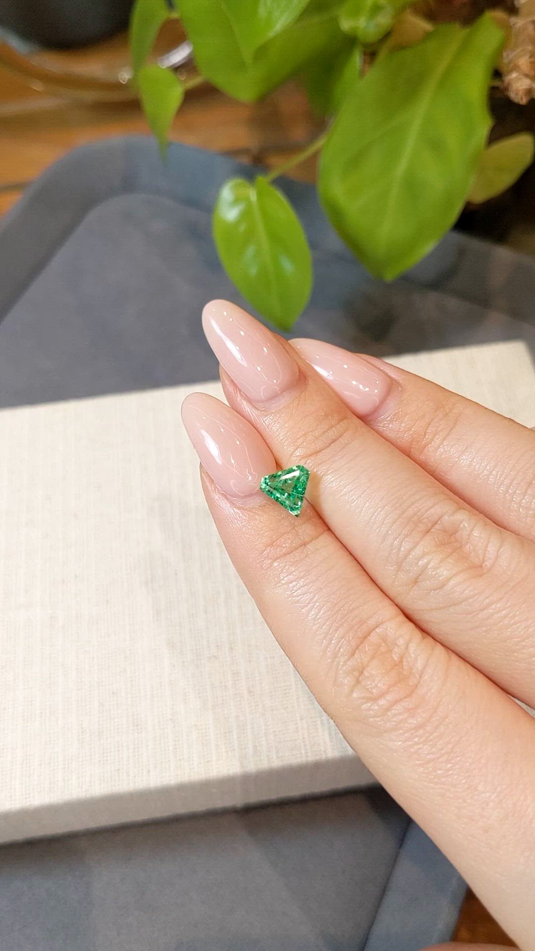 1.26 Ct. Emerald from Russia Size Video