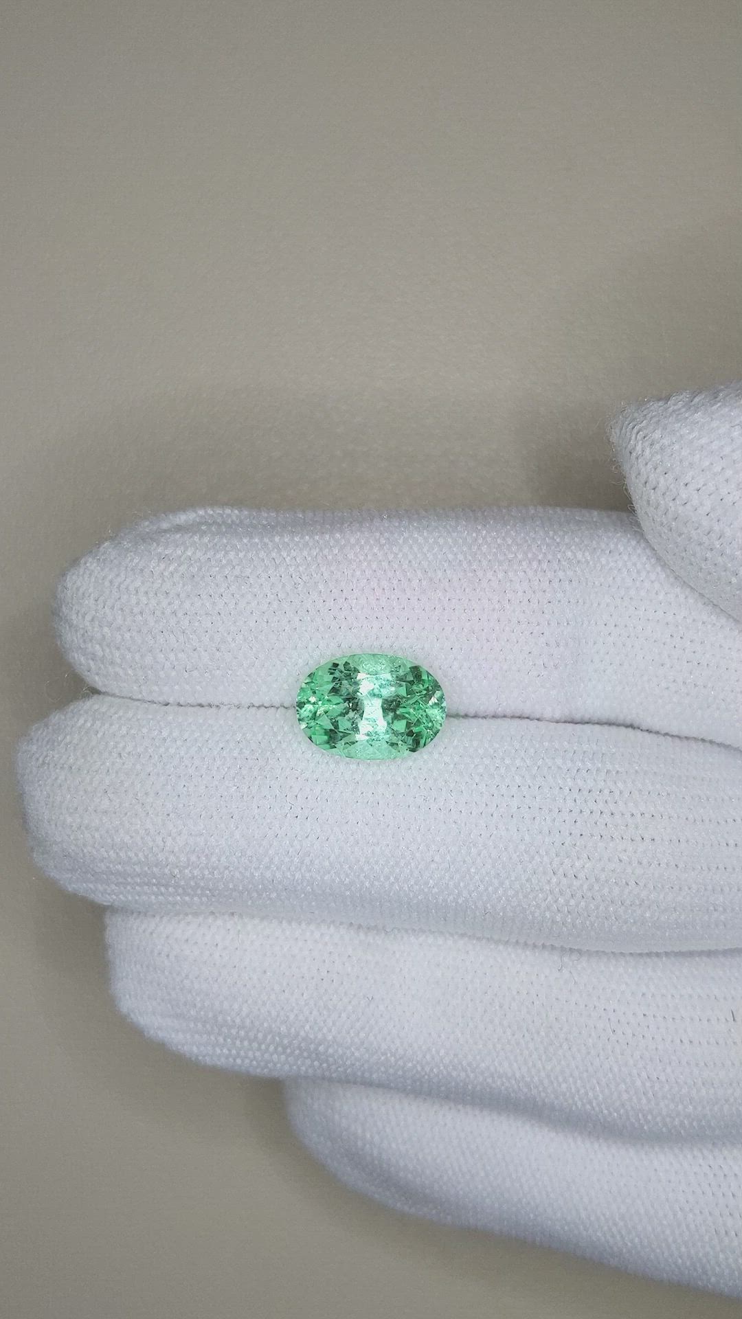3.27 Ct. Emerald from Russia Size Video