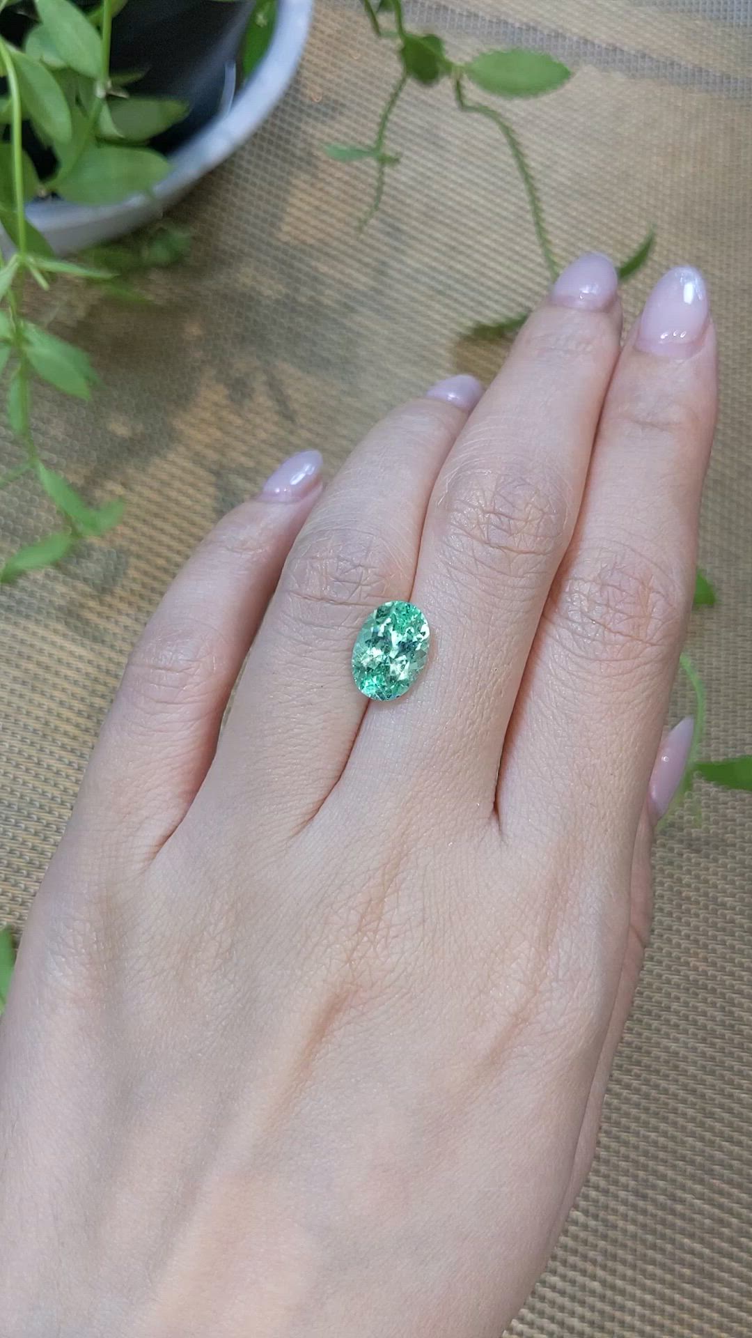 3.27 Ct. Emerald from Russia Size Video