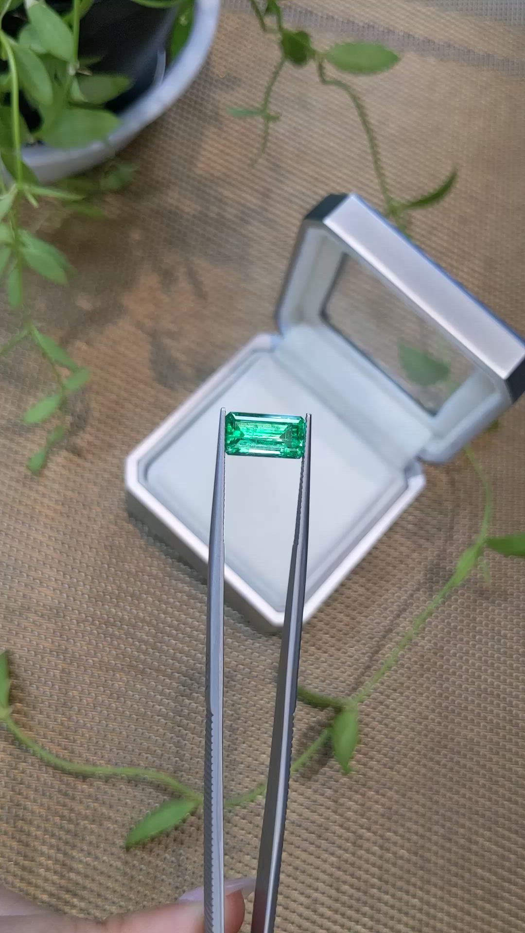 3.68 Ct. Emerald from Russia Size Video