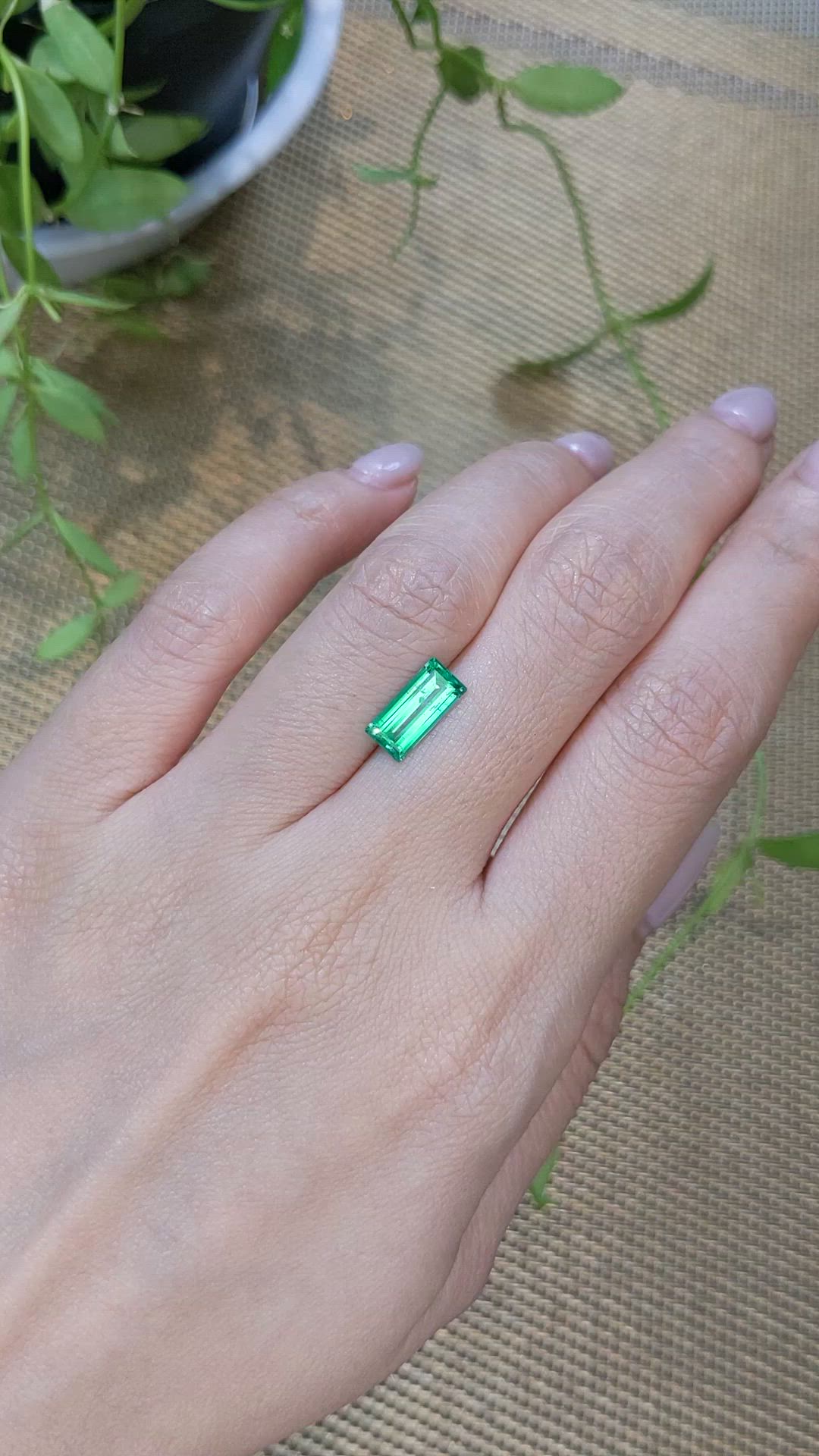1.49 Ct. Emerald from Russia Size Video
