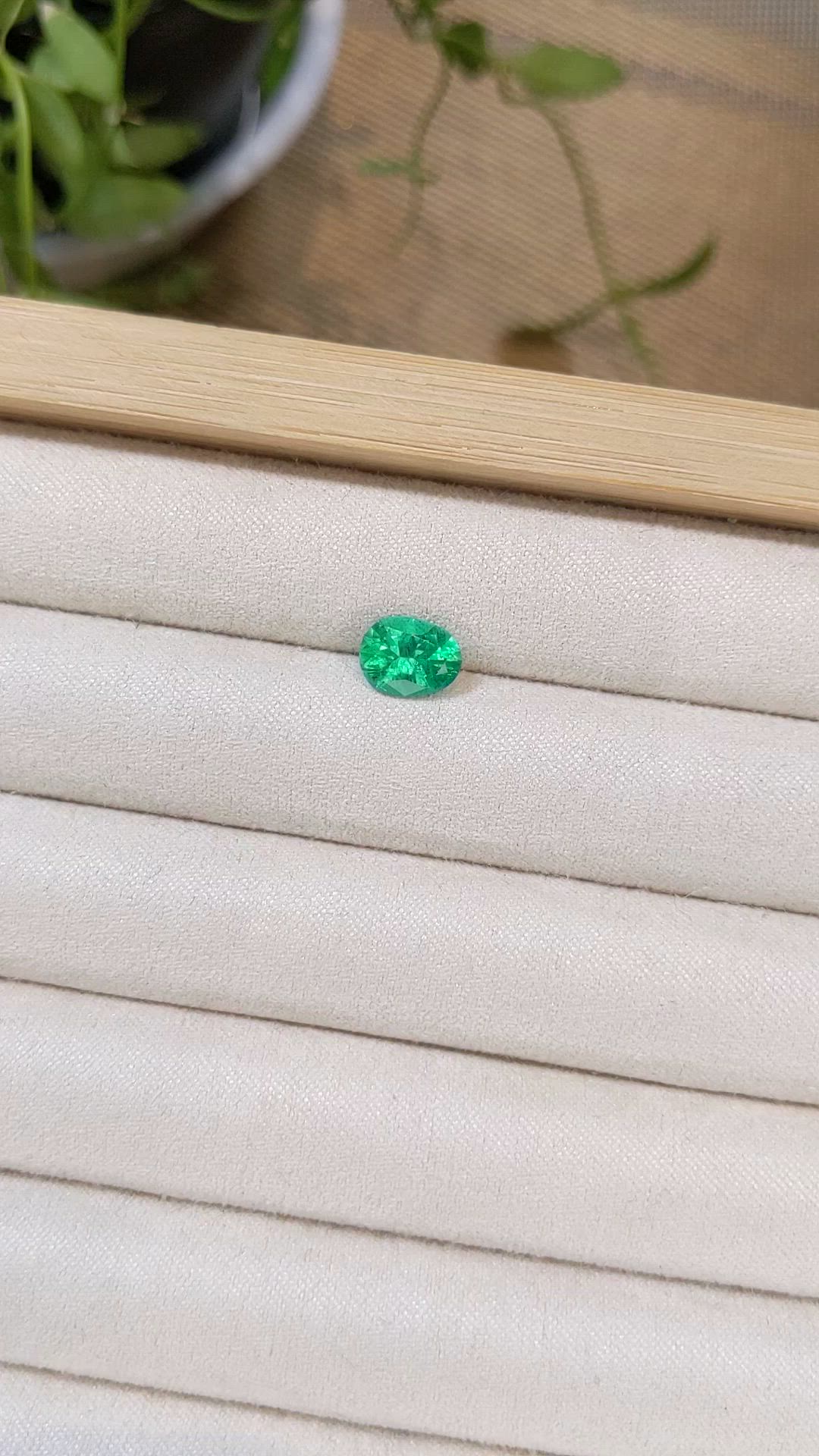 1.36 Ct. Emerald from Russia Size Video
