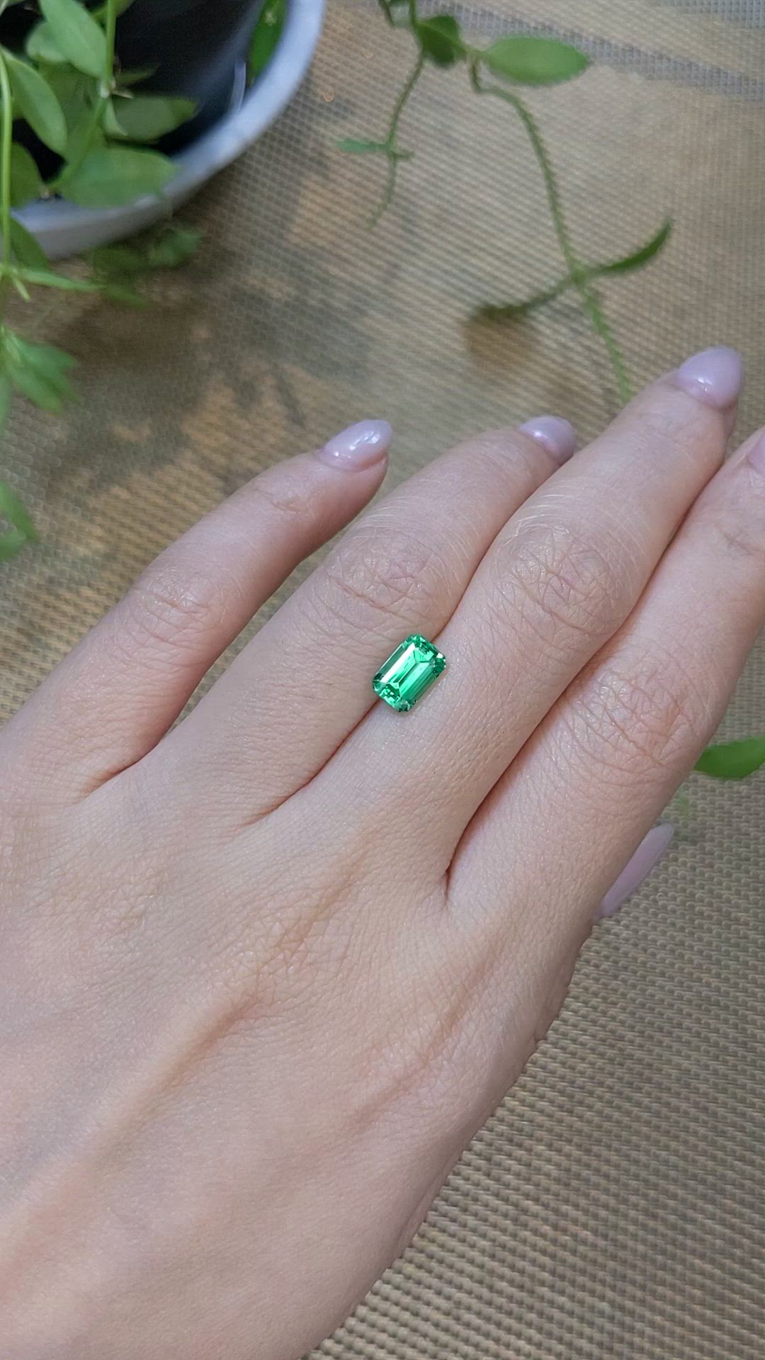 1.49 Ct. Emerald from Russia Size Video
