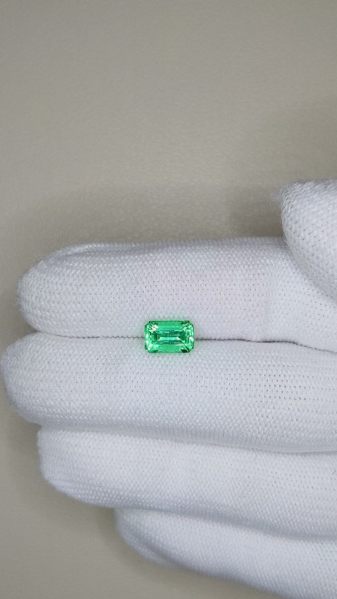 1.49 Ct. Emerald from Russia Size Video