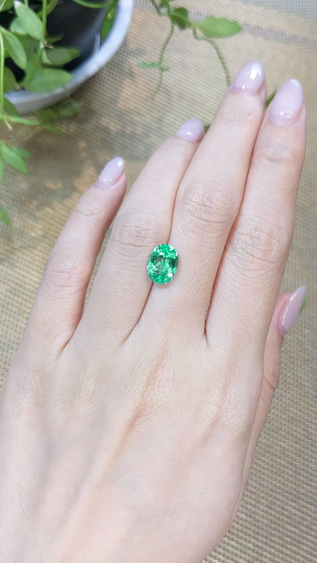 2.44 Ct. Emerald from Russia Size Video