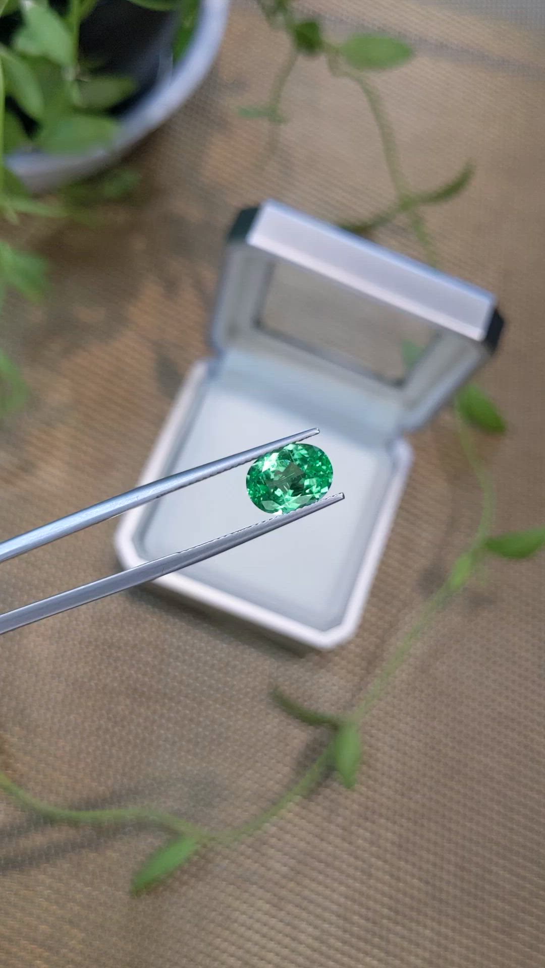 2.44 Ct. Emerald from Russia Size Video