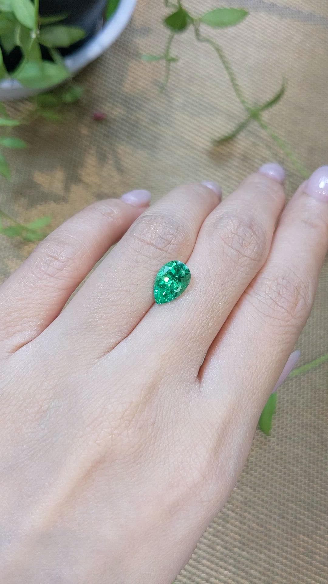1.99 Ct. Emerald from Russia Size Video