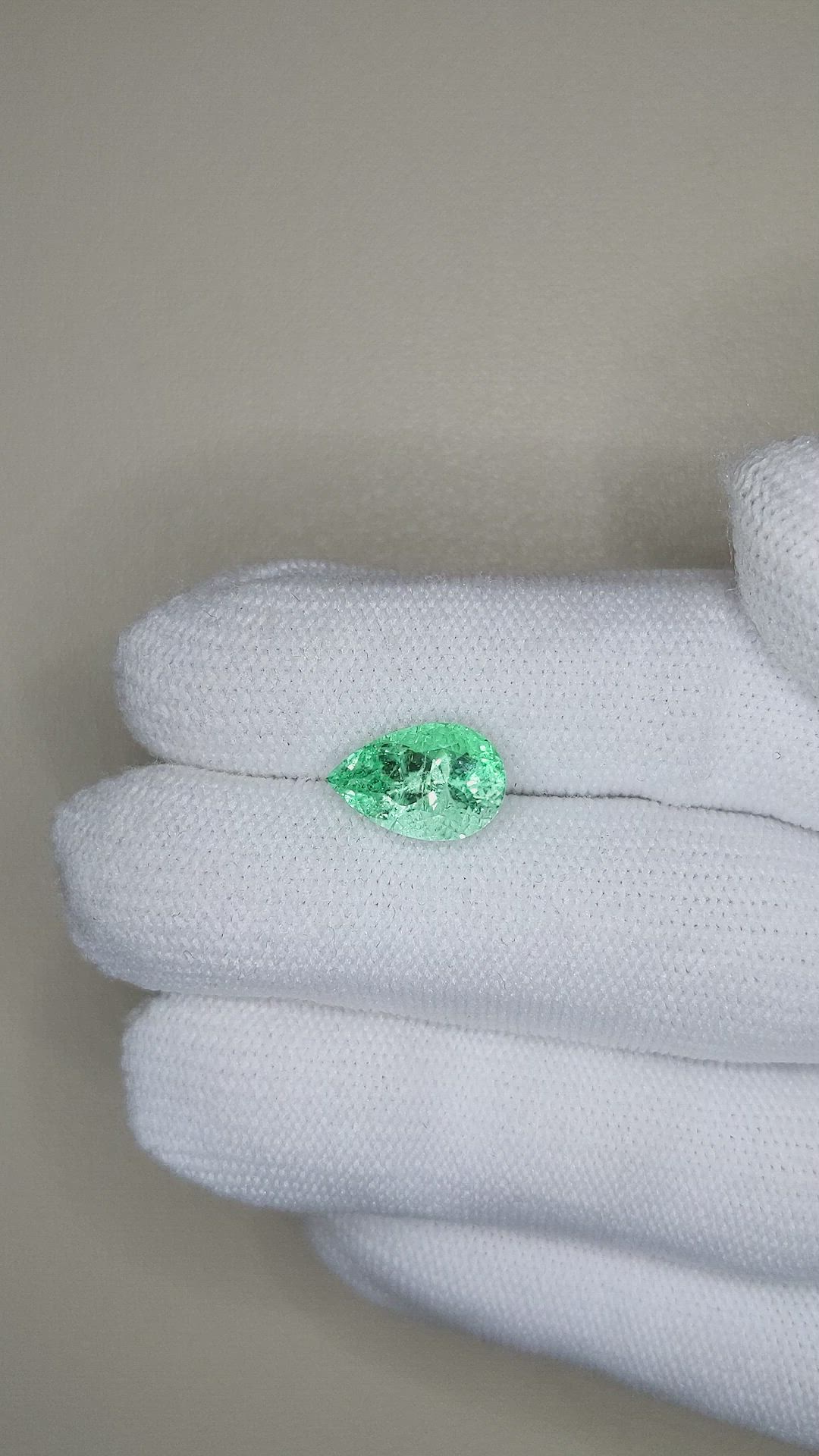 3.23 Ct. Emerald from Russia Size Video
