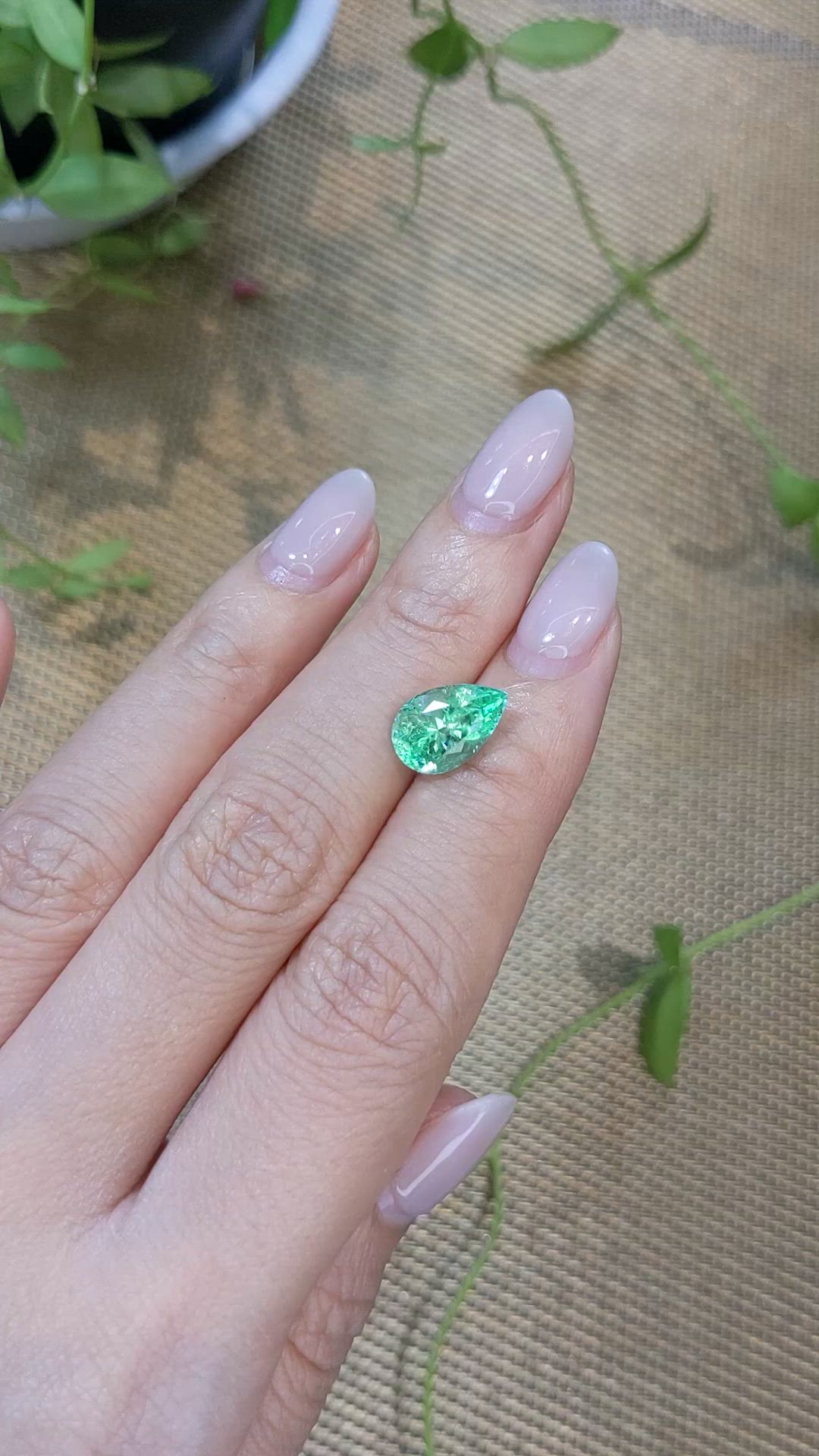 3.23 Ct. Emerald from Russia Size Video