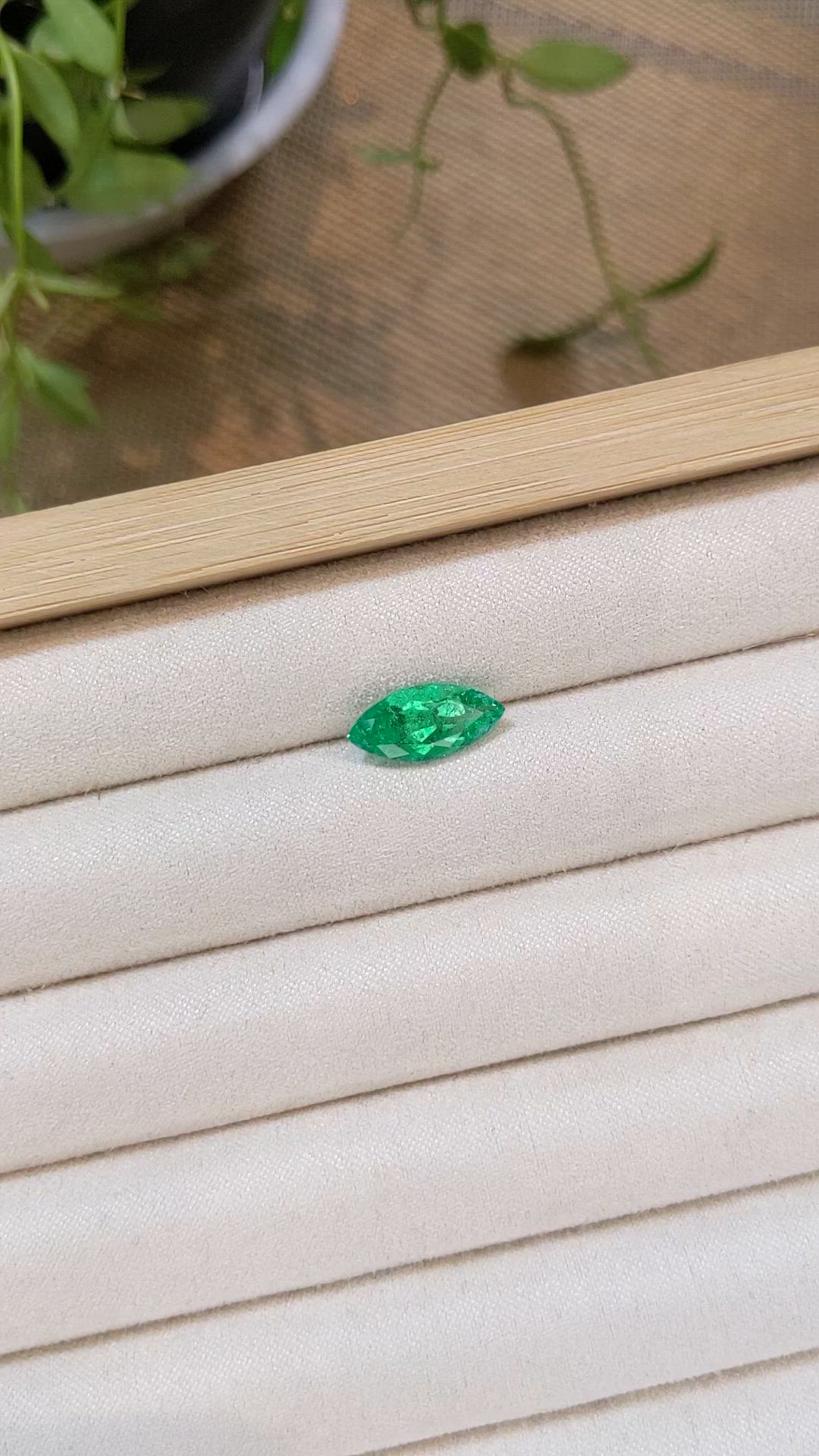 2.44 Ct. Emerald from Russia Size Video