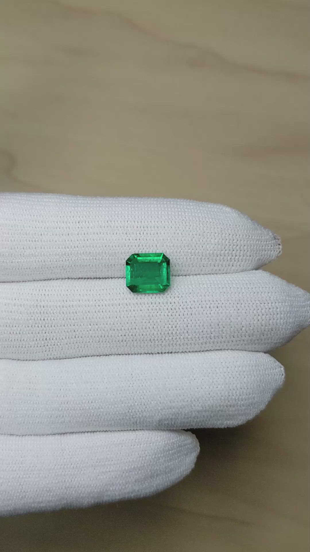 2.40 Ct. Emerald from Colombia Size Video