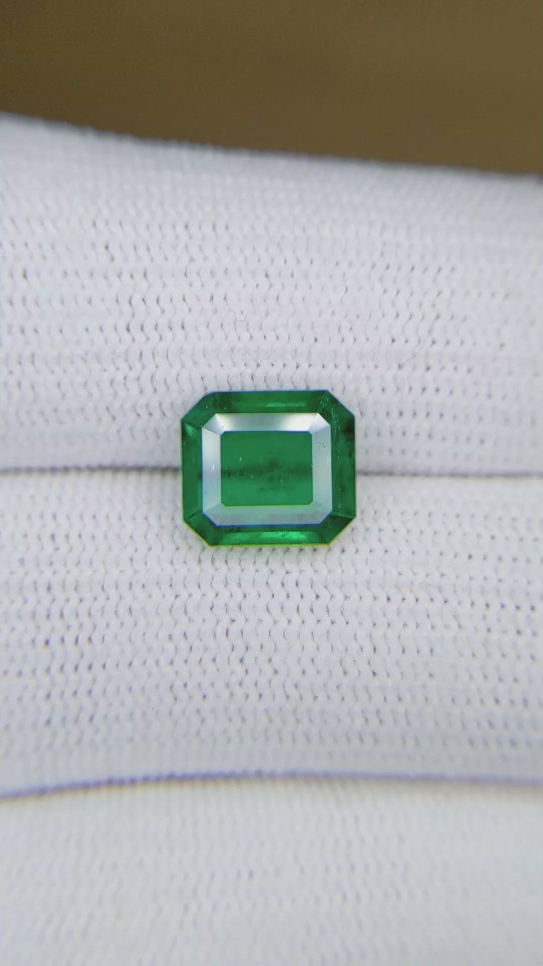 2.40 Ct. Emerald from Colombia Size Video