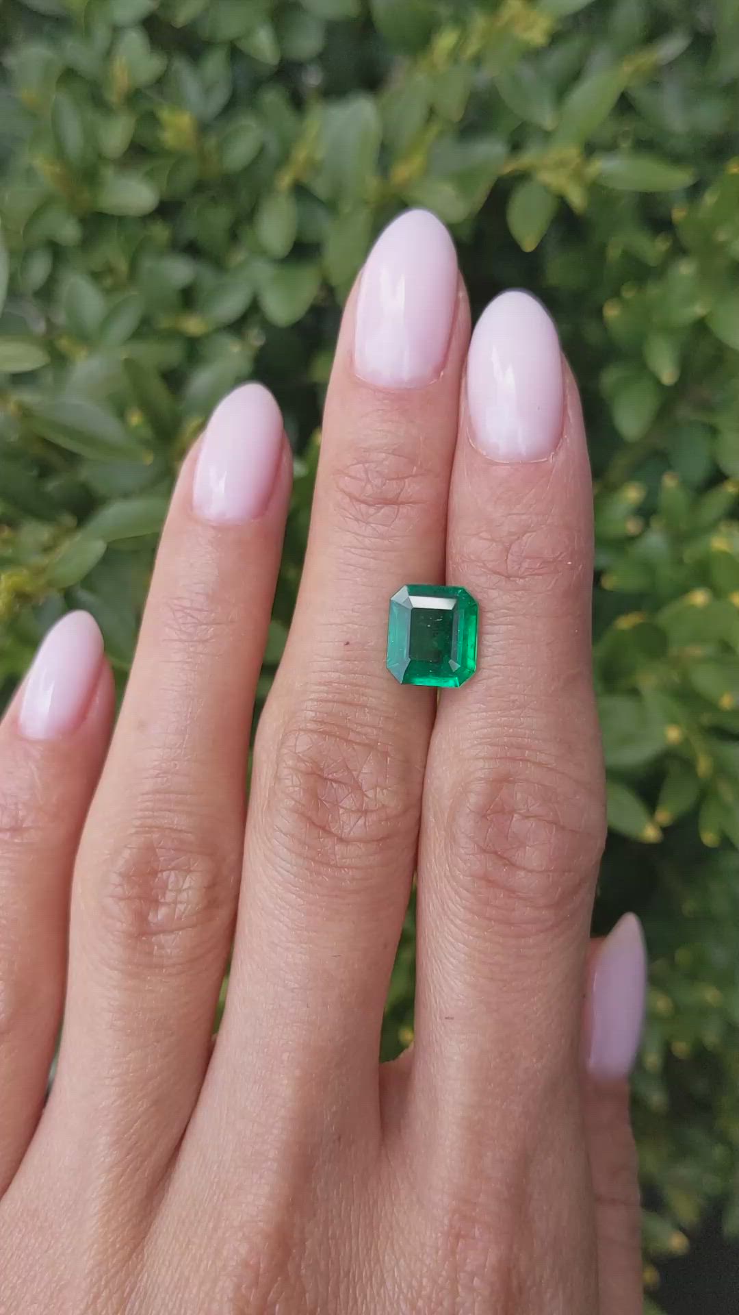 2.40 Ct. Emerald from Colombia Size Video