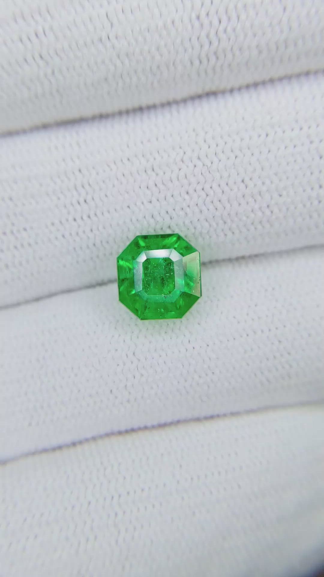 2.36 Ct. Emerald from Colombia Size Video