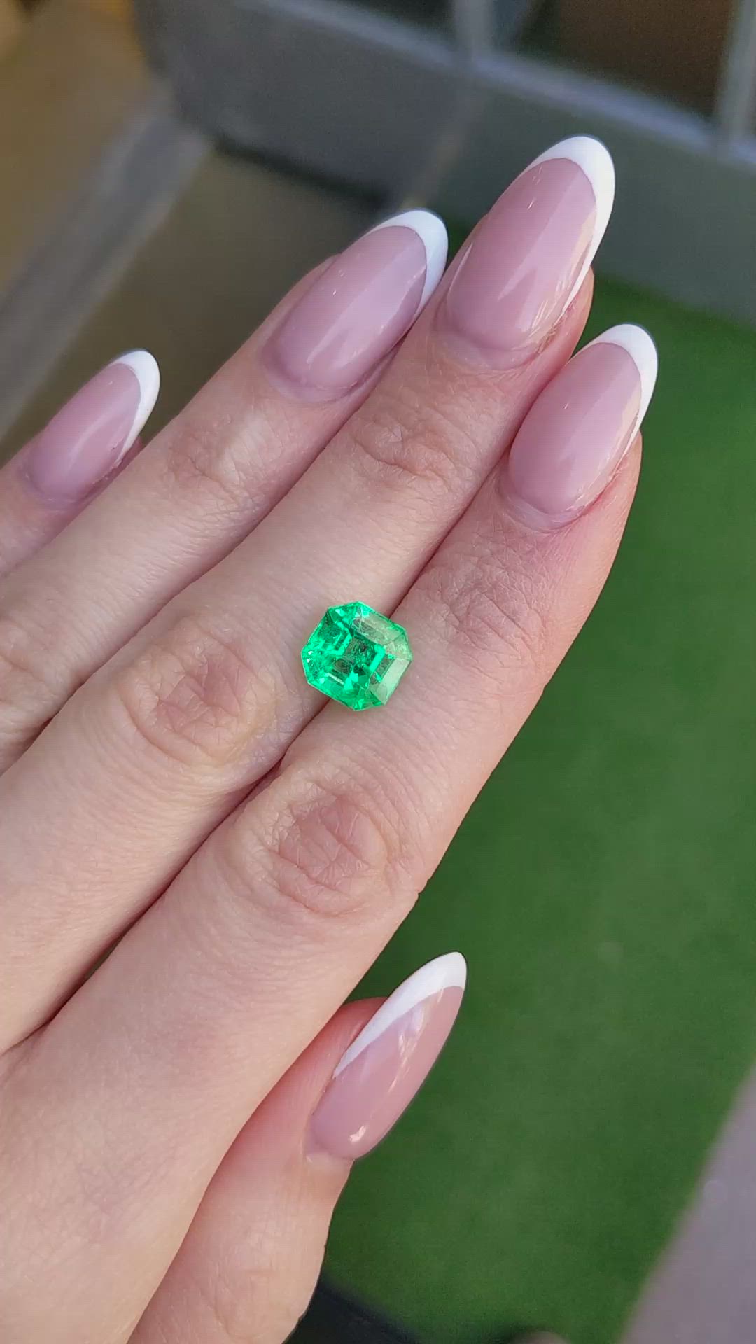 3.76 Ct. Emerald from Colombia Size Video