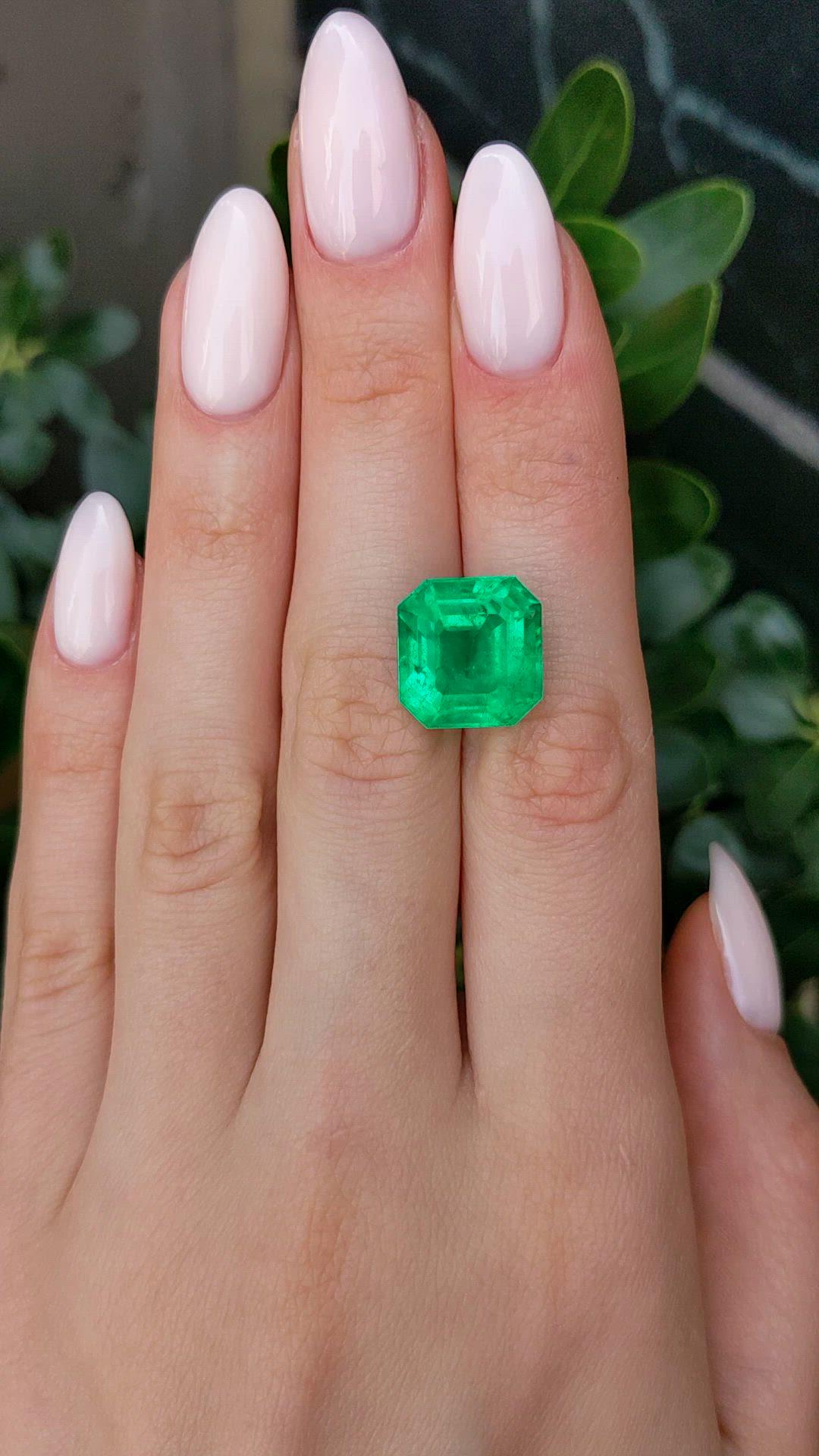 11.52 Ct. Emerald from Colombia Size Video