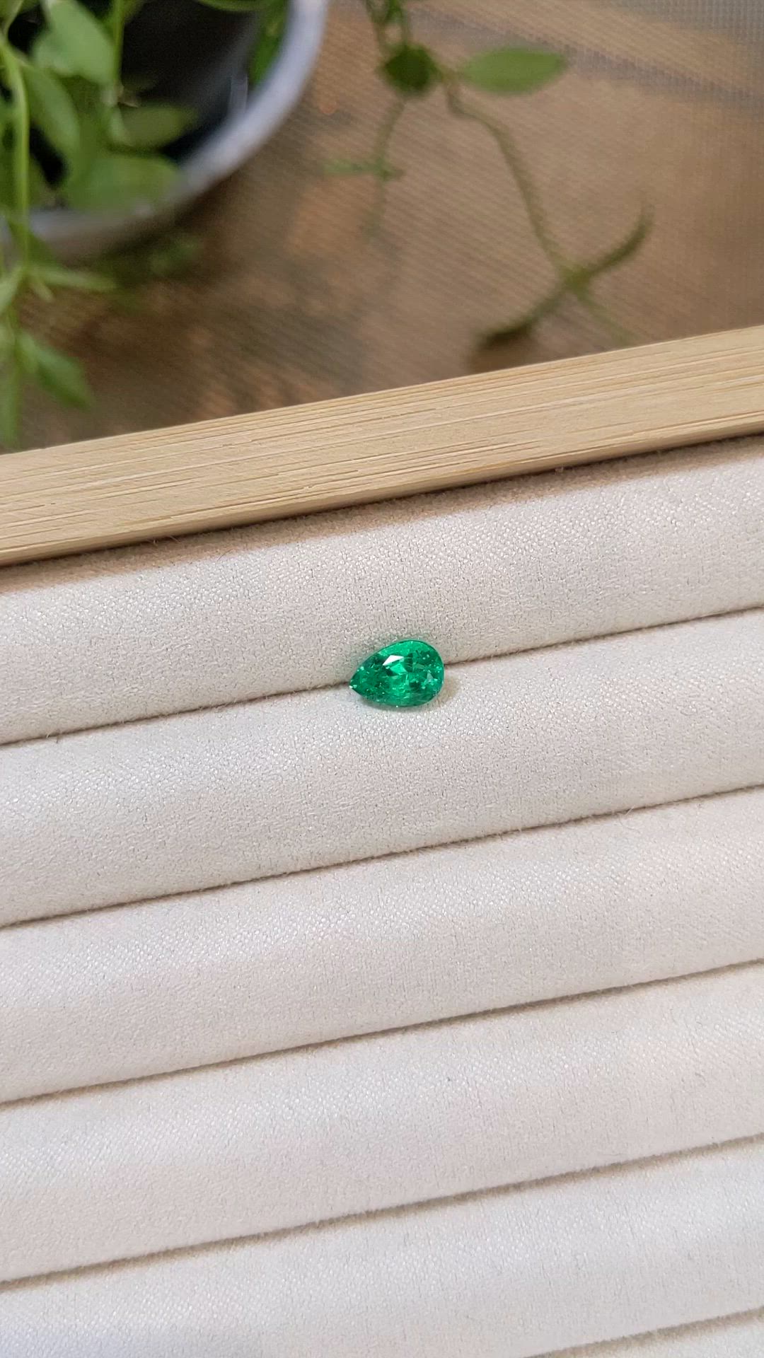 1.33 Ct. Emerald from Russia Size Video