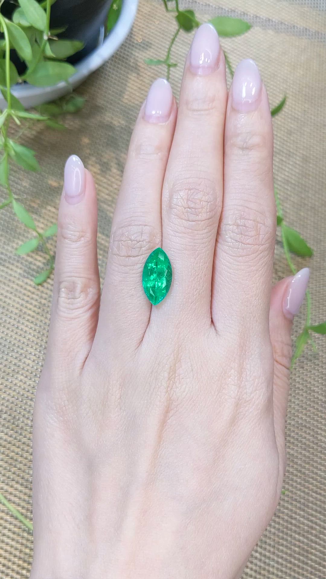 4.02 Ct. Emerald from Russia Size Video