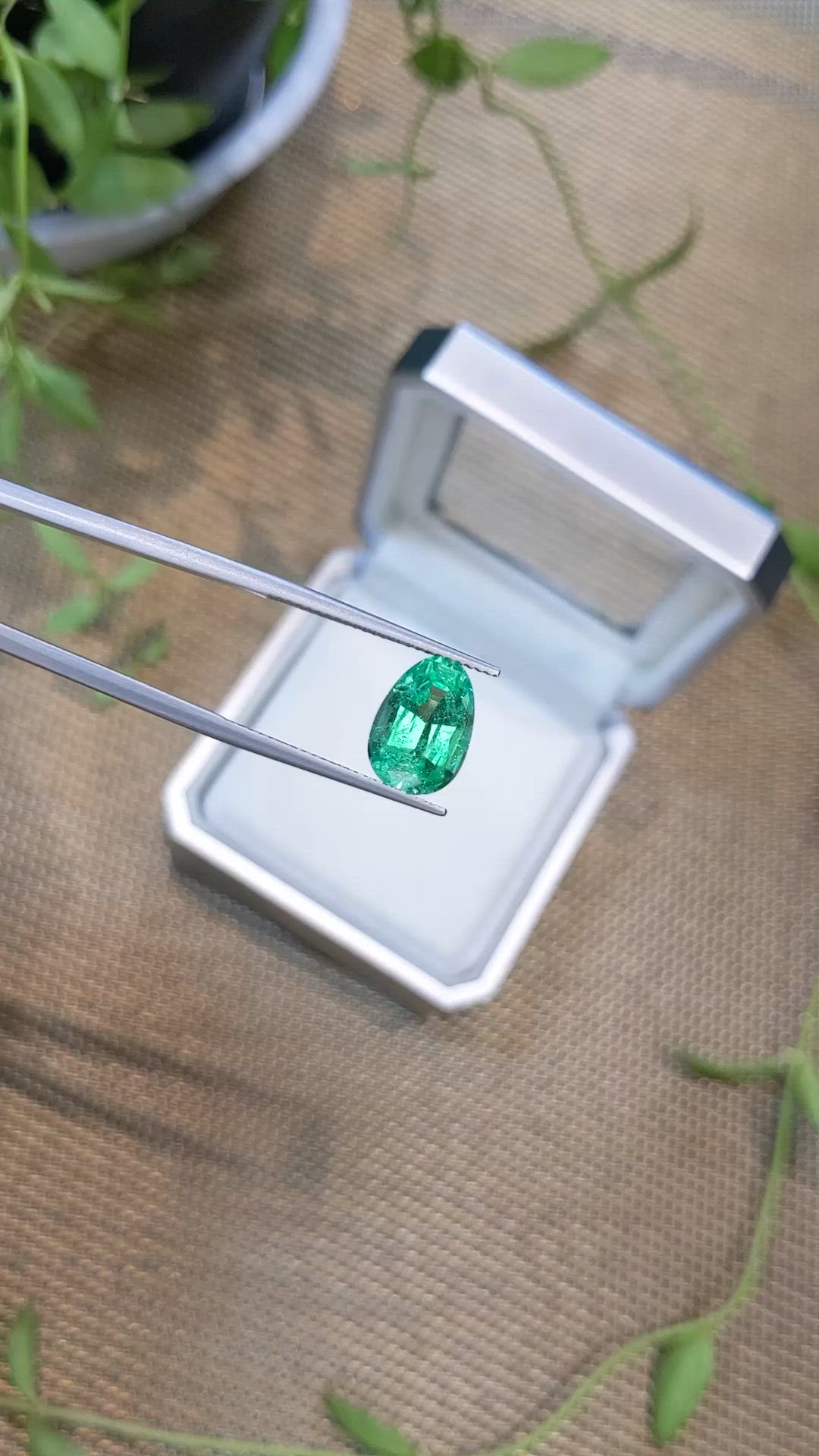 3.76 Ct. Emerald from Russia Size Video