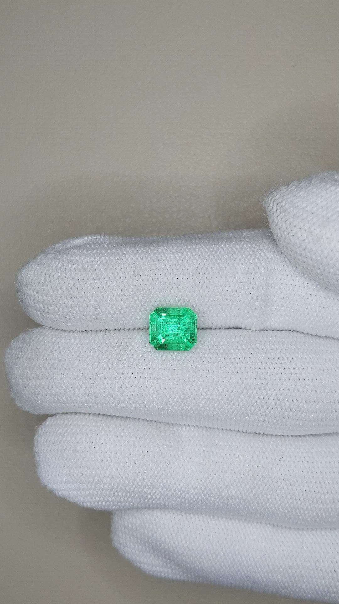 1.83 Ct. Emerald from Russia Size Video