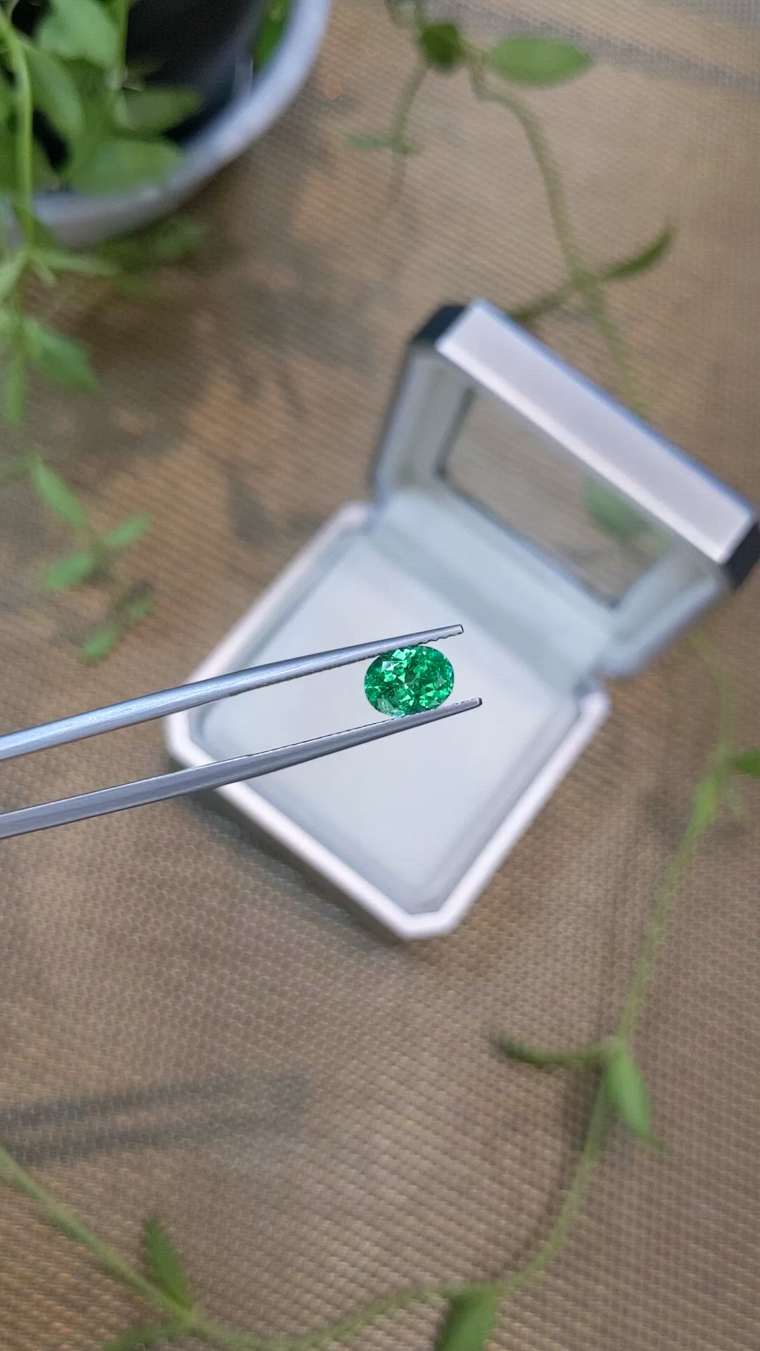 1.08 Ct. Emerald from Russia Size Video