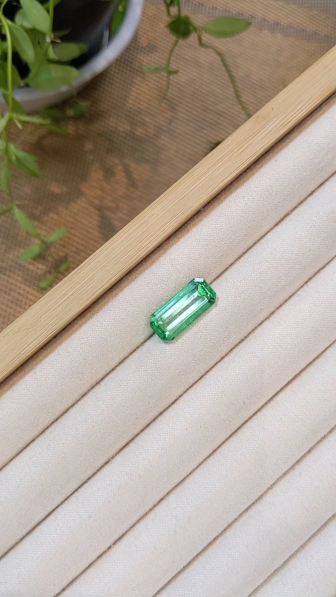 6.32 Ct. Emerald from Russia Size Video