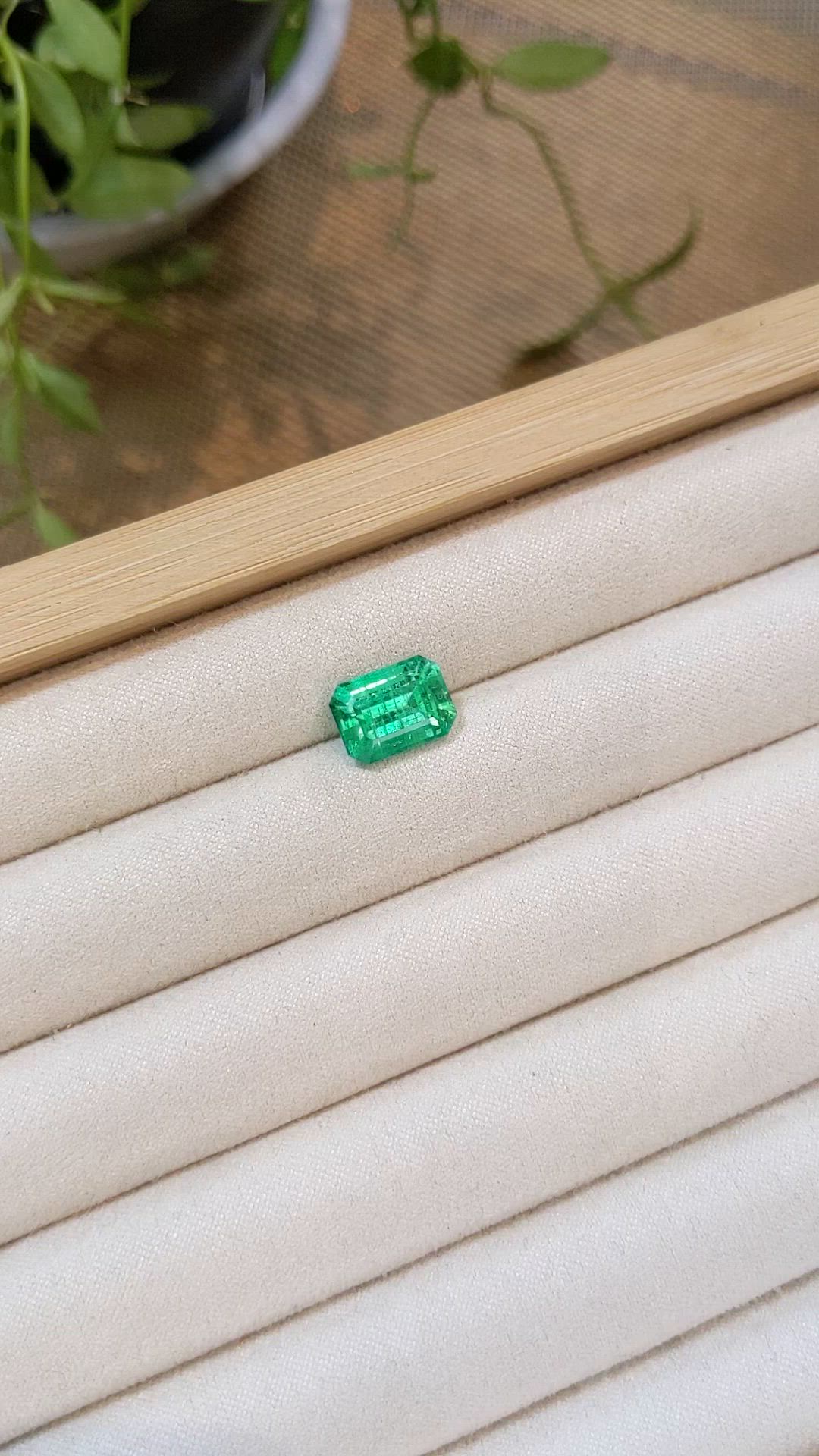 3.67 Ct. Emerald from Russia Size Video