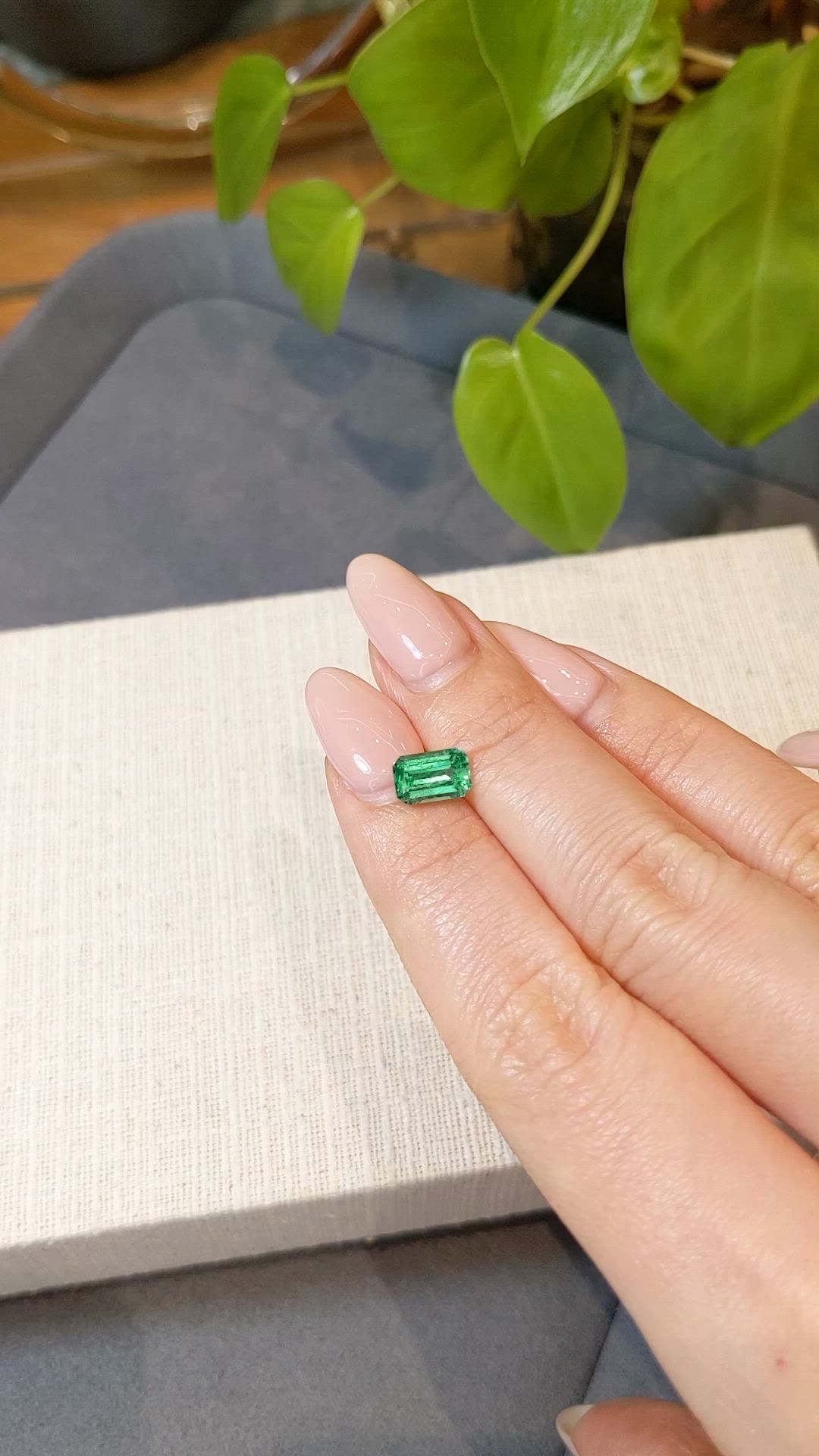1.34 Ct. Emerald from Russia Size Video