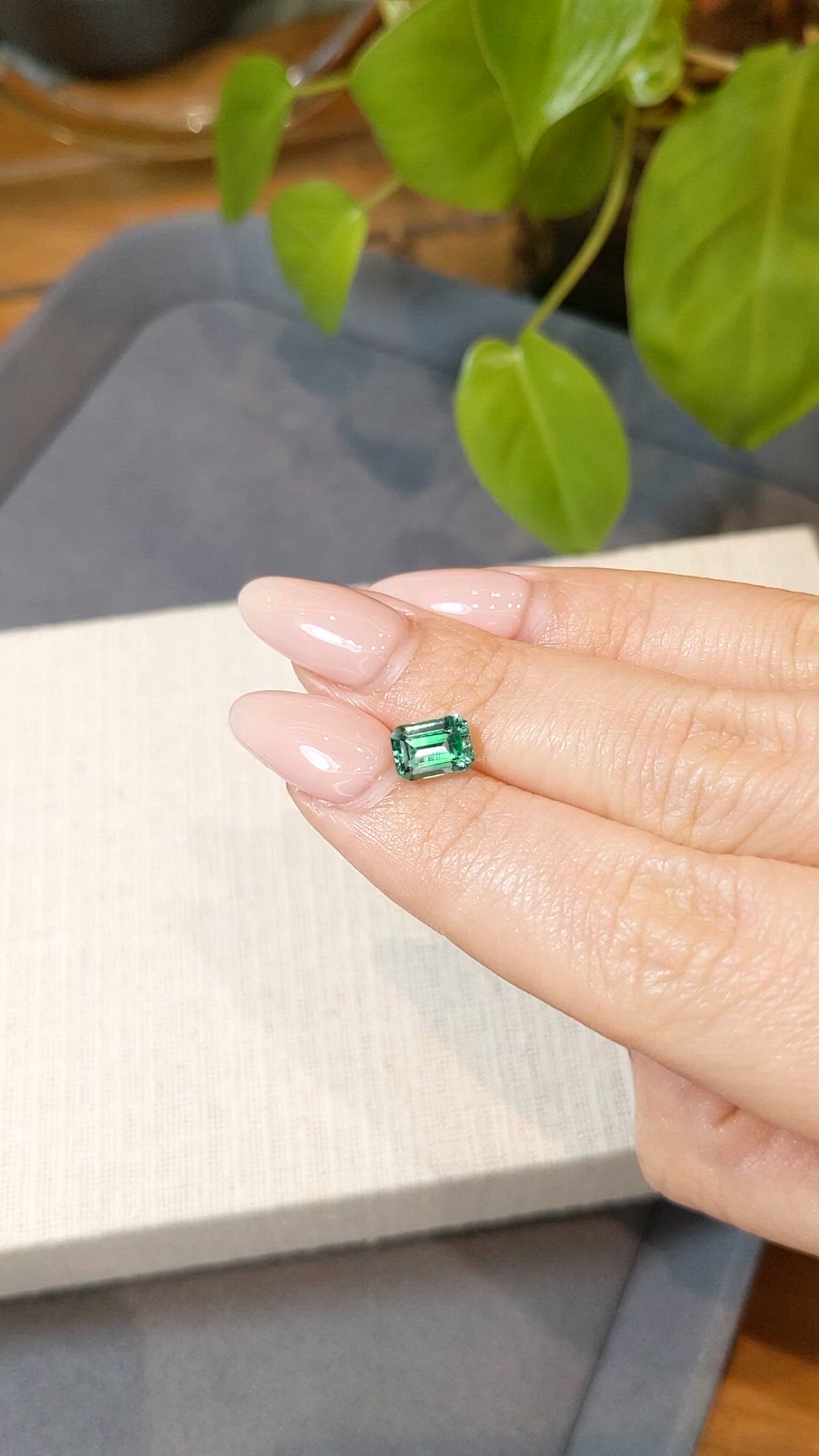 1.38 Ct. Emerald from Russia Size Video