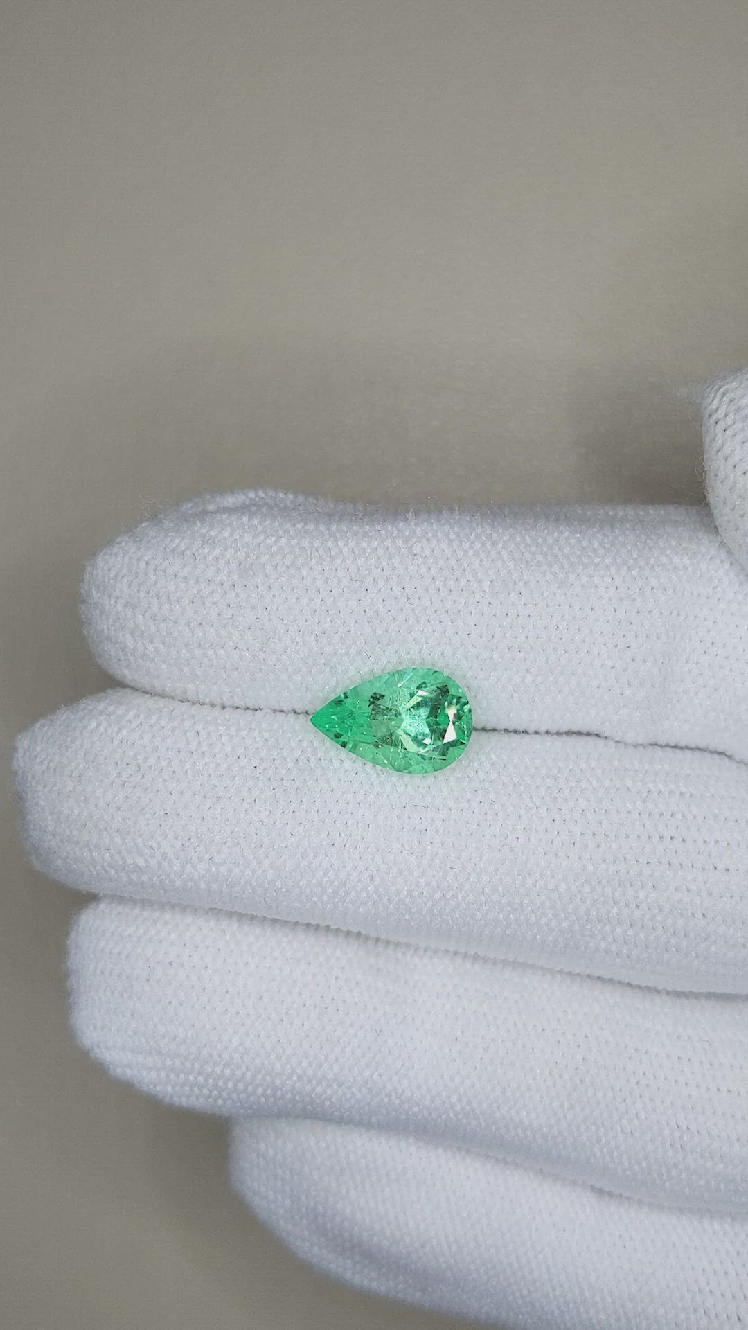 1.97 Ct. Emerald from Russia Size Video