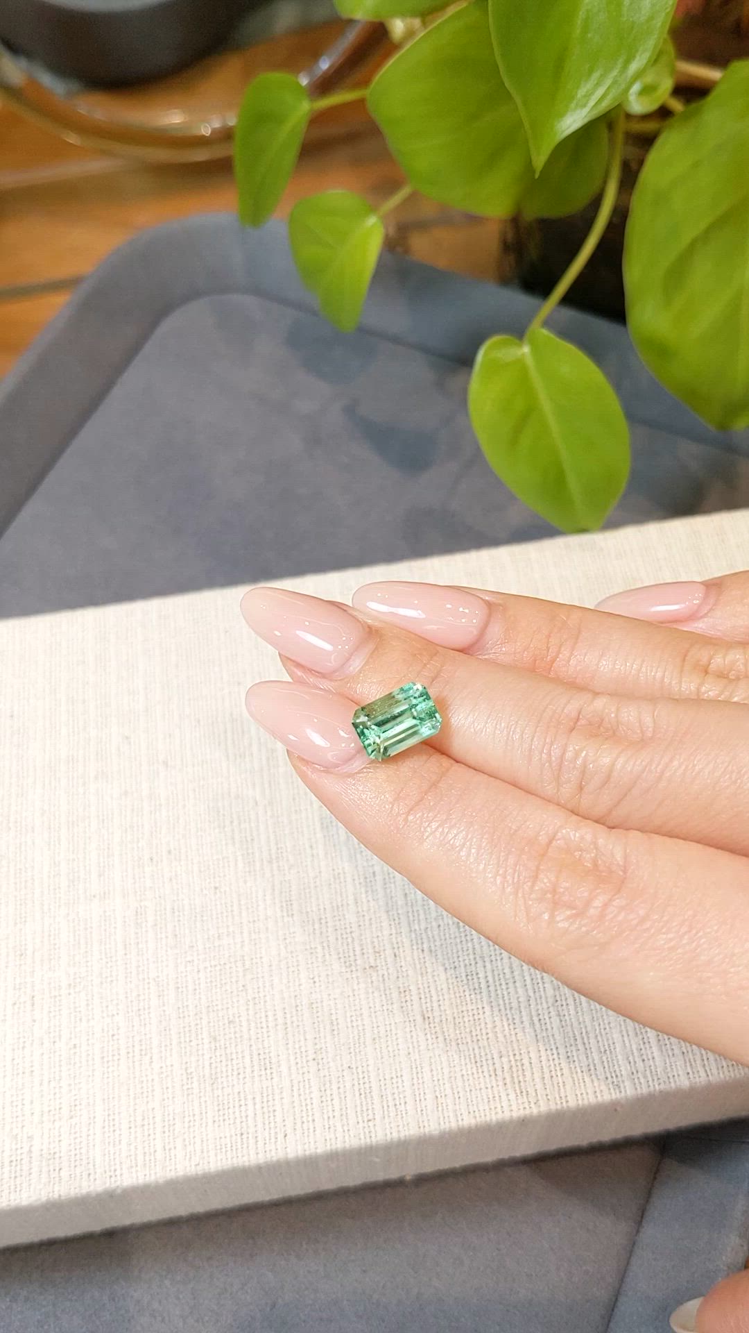 3.13 Ct. Emerald from Russia Size Video