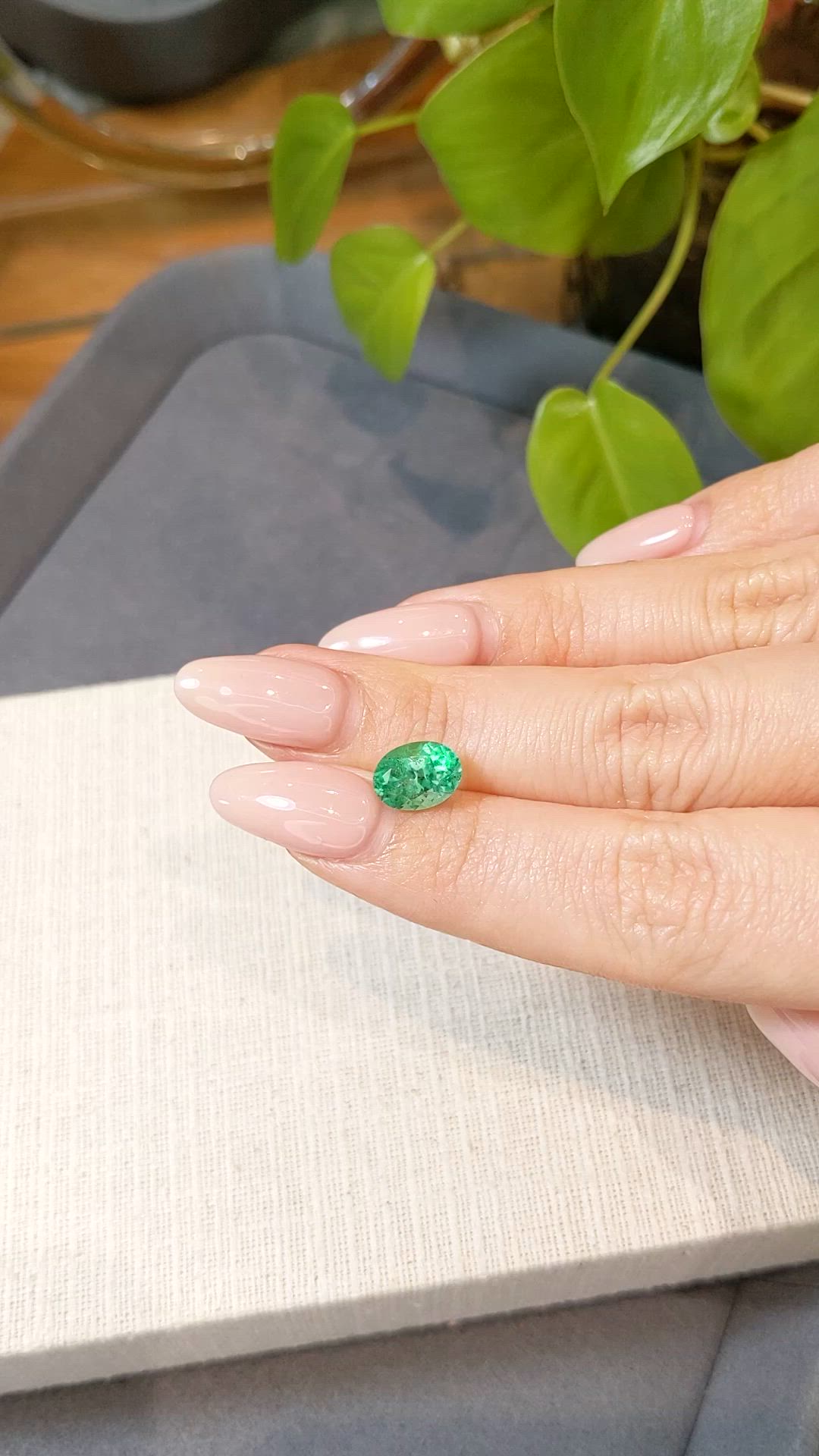 2.07 Ct. Emerald from Russia Size Video