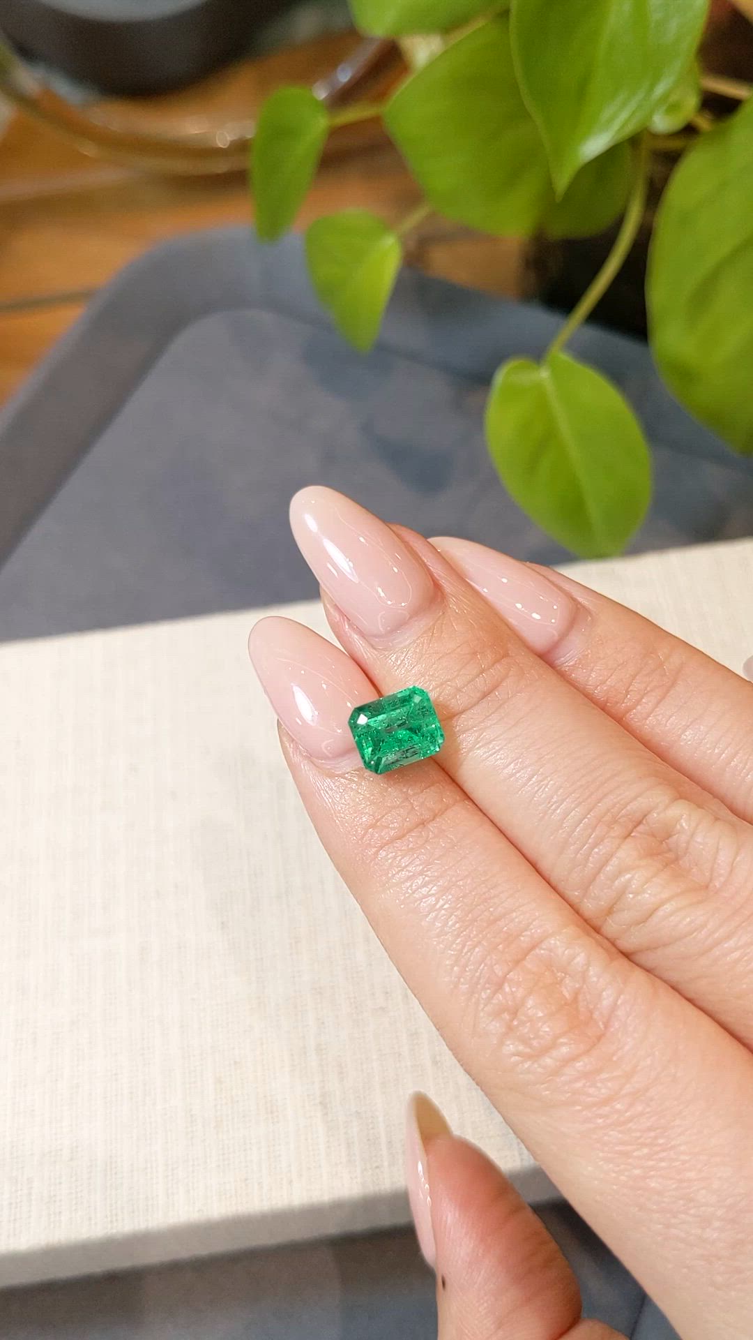 2.85 Ct. Emerald from Russia Size Video