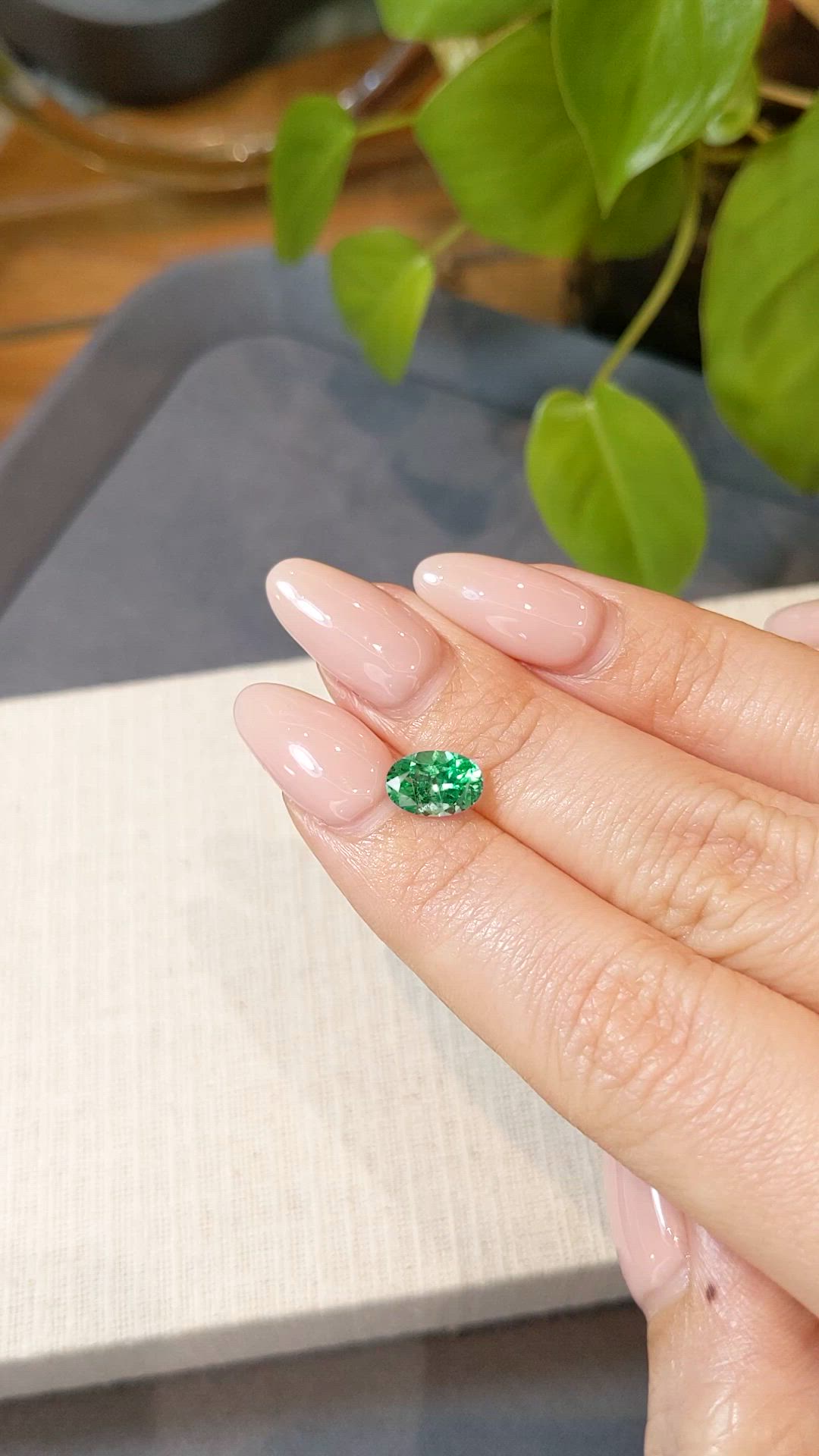 1.33 Ct. Emerald from Russia Size Video