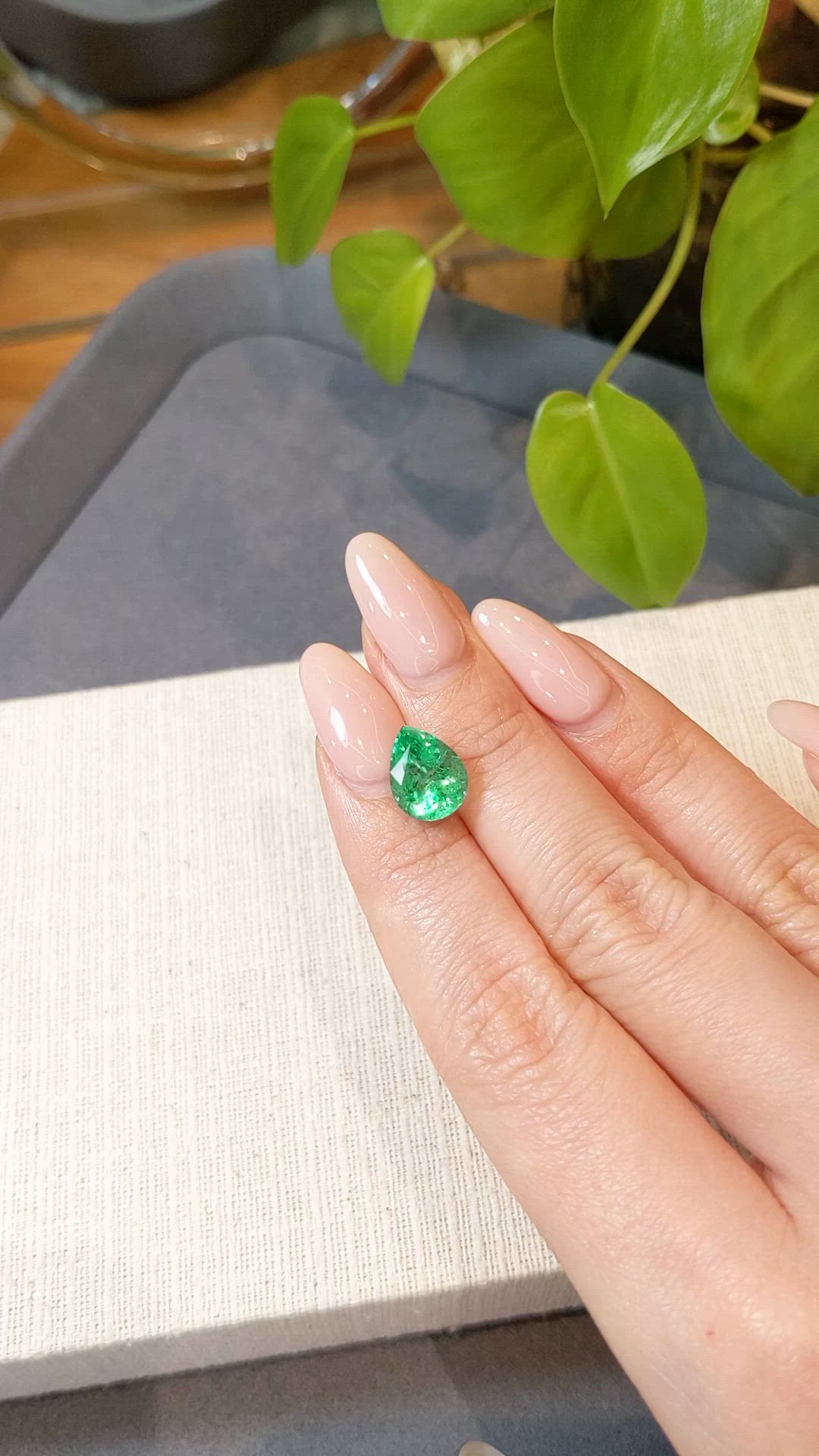 3.28 Ct. Emerald from Russia Size Video