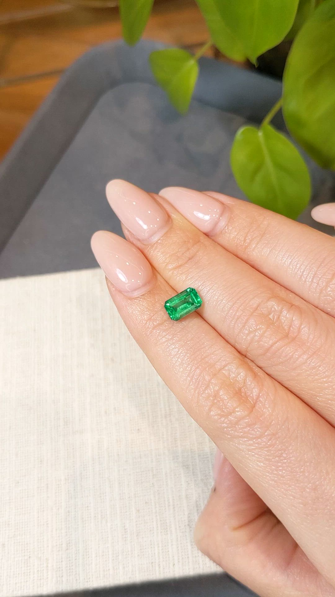 1.26 Ct. Emerald from Russia Size Video