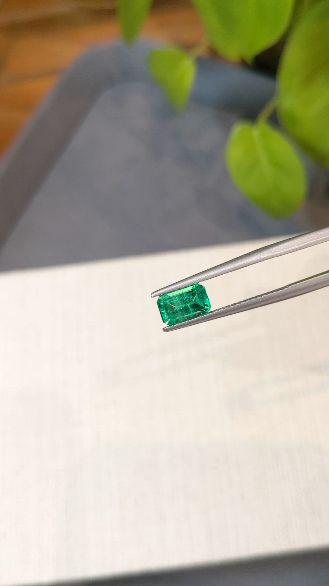 1.26 Ct. Emerald from Russia Size Video