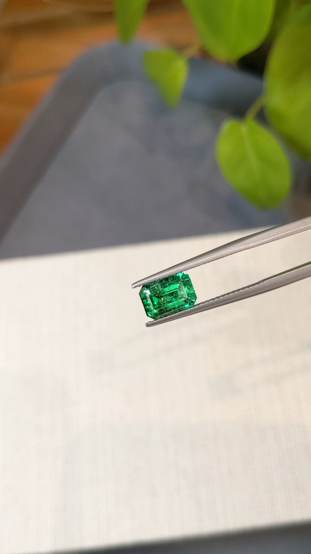 1.83 Ct. Emerald from Russia Size Video