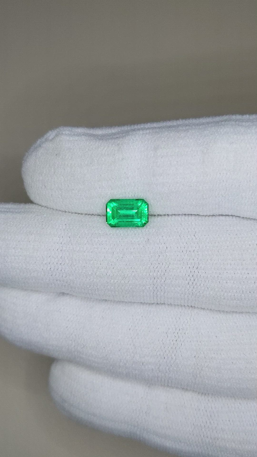 1.49 Ct. Emerald from Russia Size Video