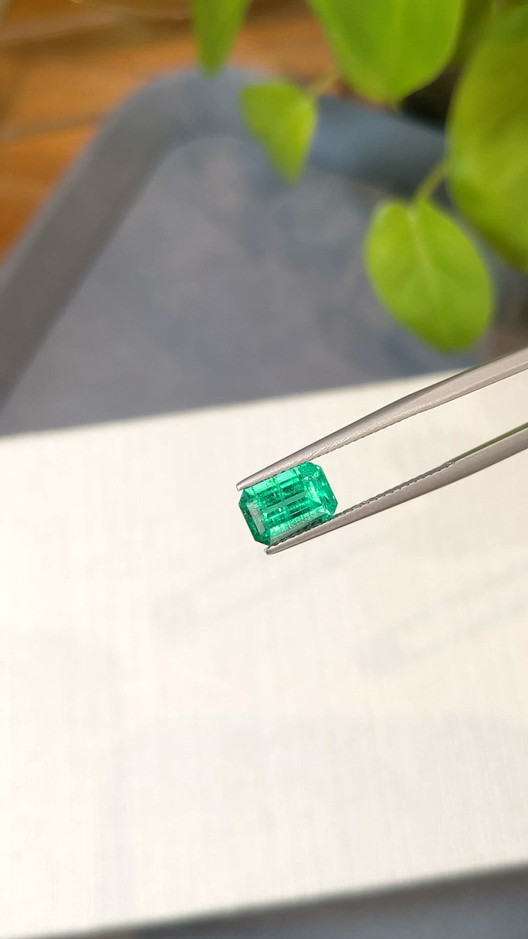 2.11 Ct. Emerald from Russia Size Video