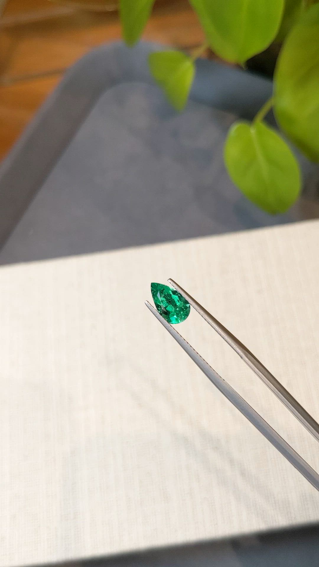 1.08 Ct. Emerald from Russia Size Video