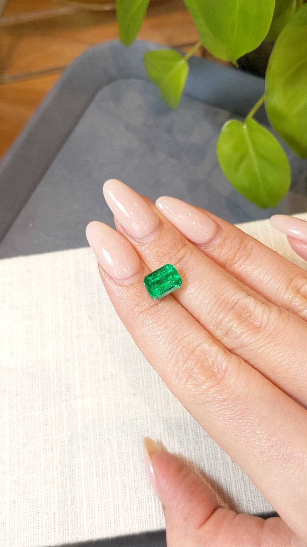 2.41 Ct. Emerald from Russia Size Video