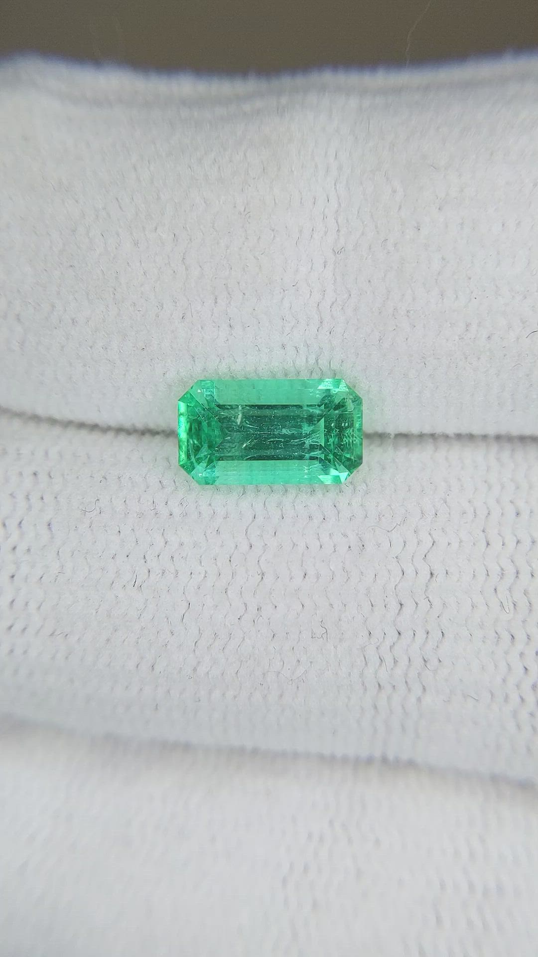 1.44 Ct. Emerald from Russia Size Video