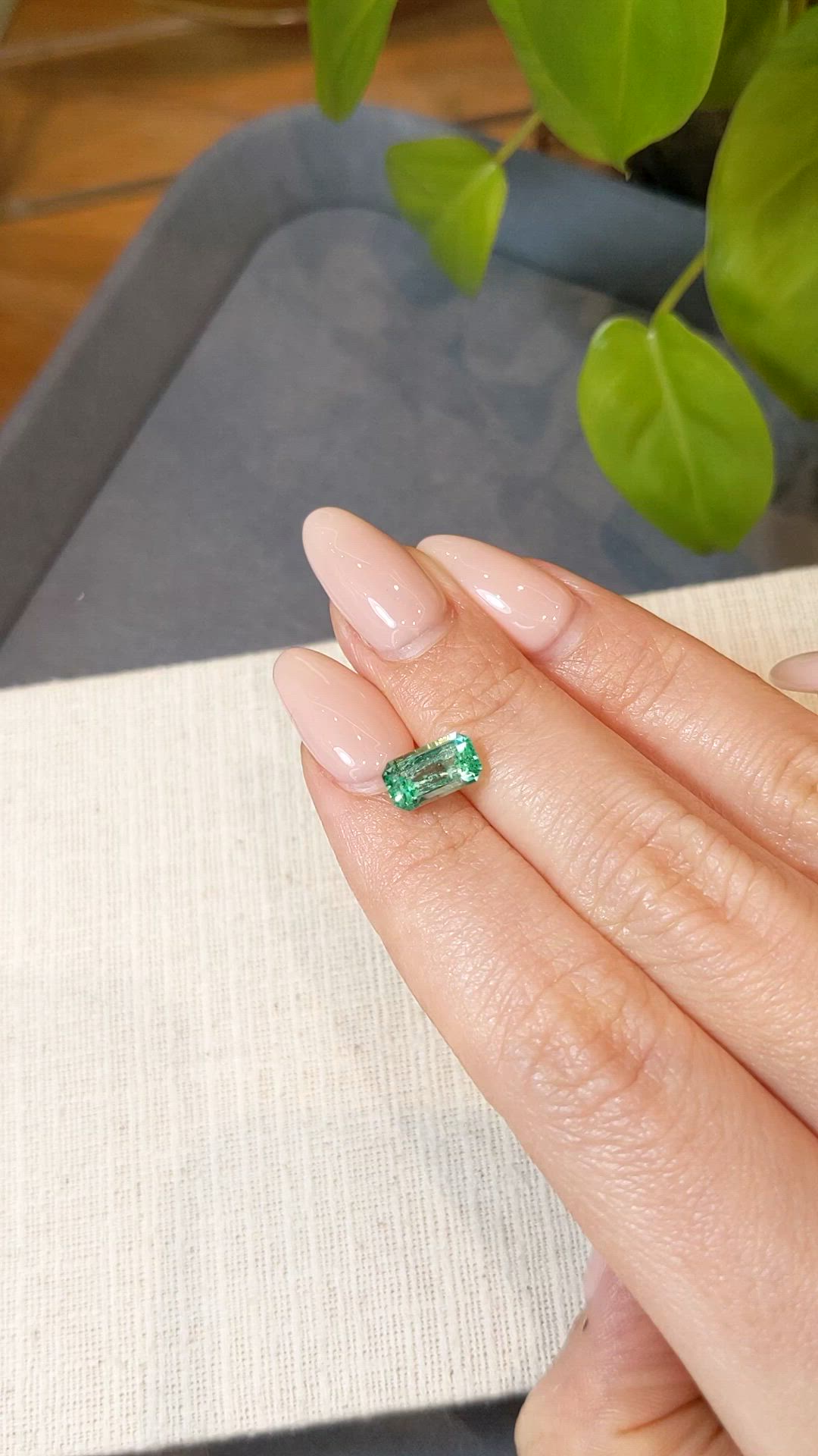 1.44 Ct. Emerald from Russia Size Video