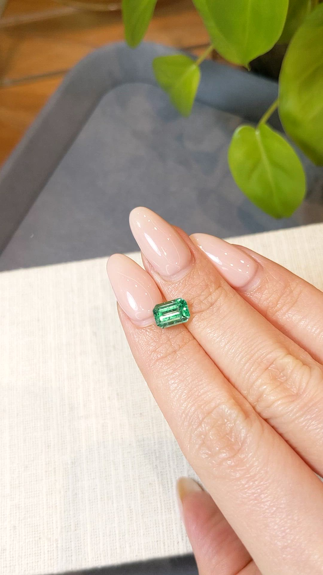 1.44 Ct. Emerald from Russia Size Video
