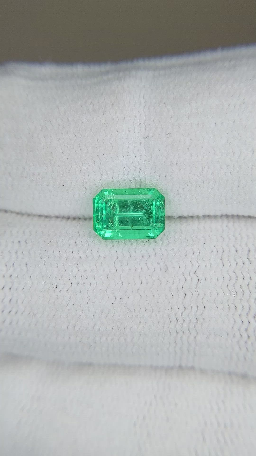 1.44 Ct. Emerald from Russia Size Video