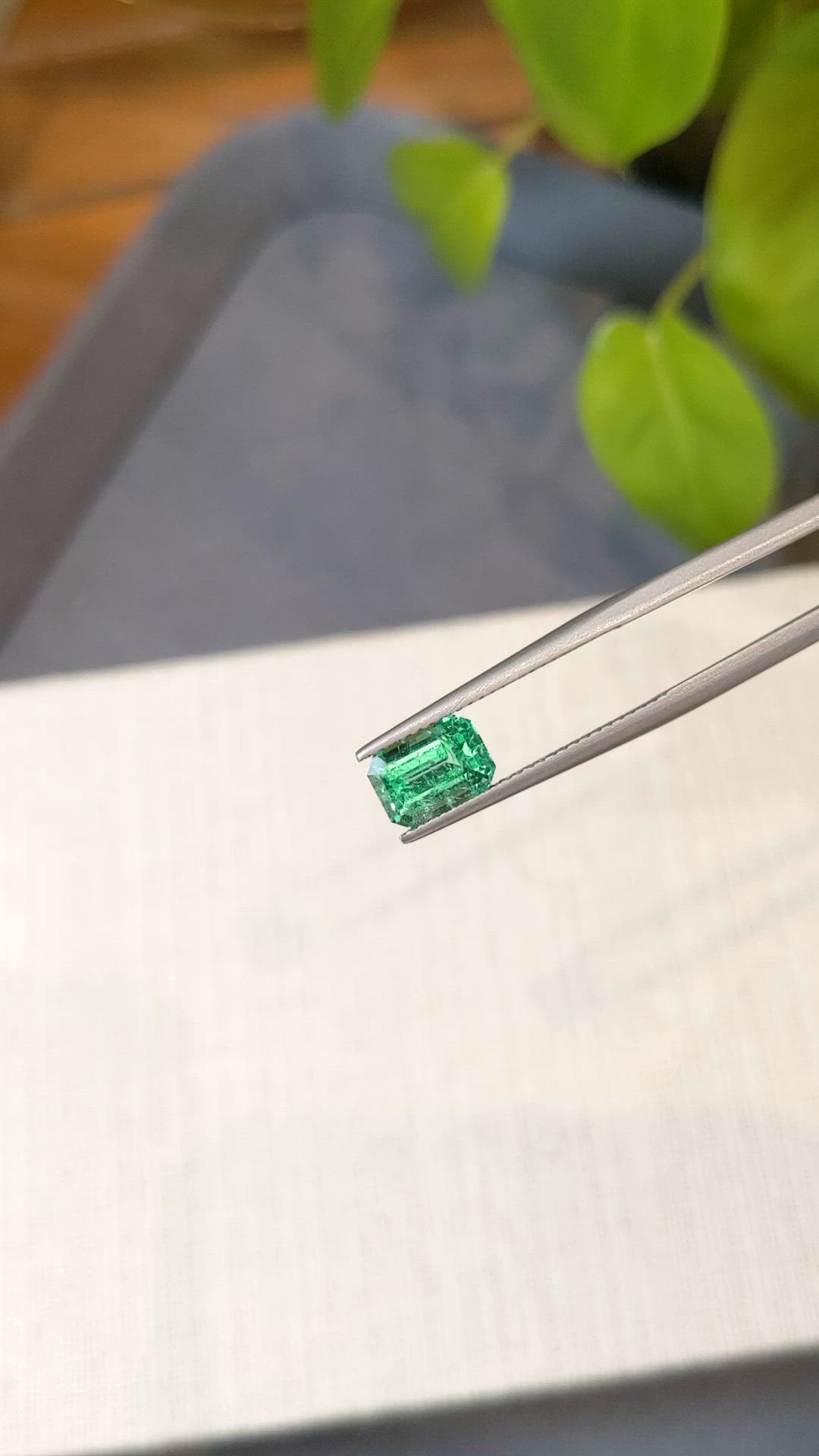 1.44 Ct. Emerald from Russia Size Video