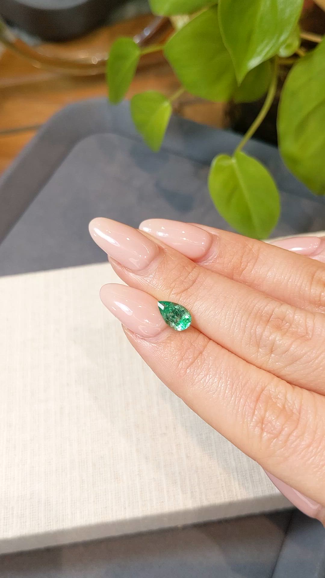 1.13 Ct. Emerald from Russia Size Video
