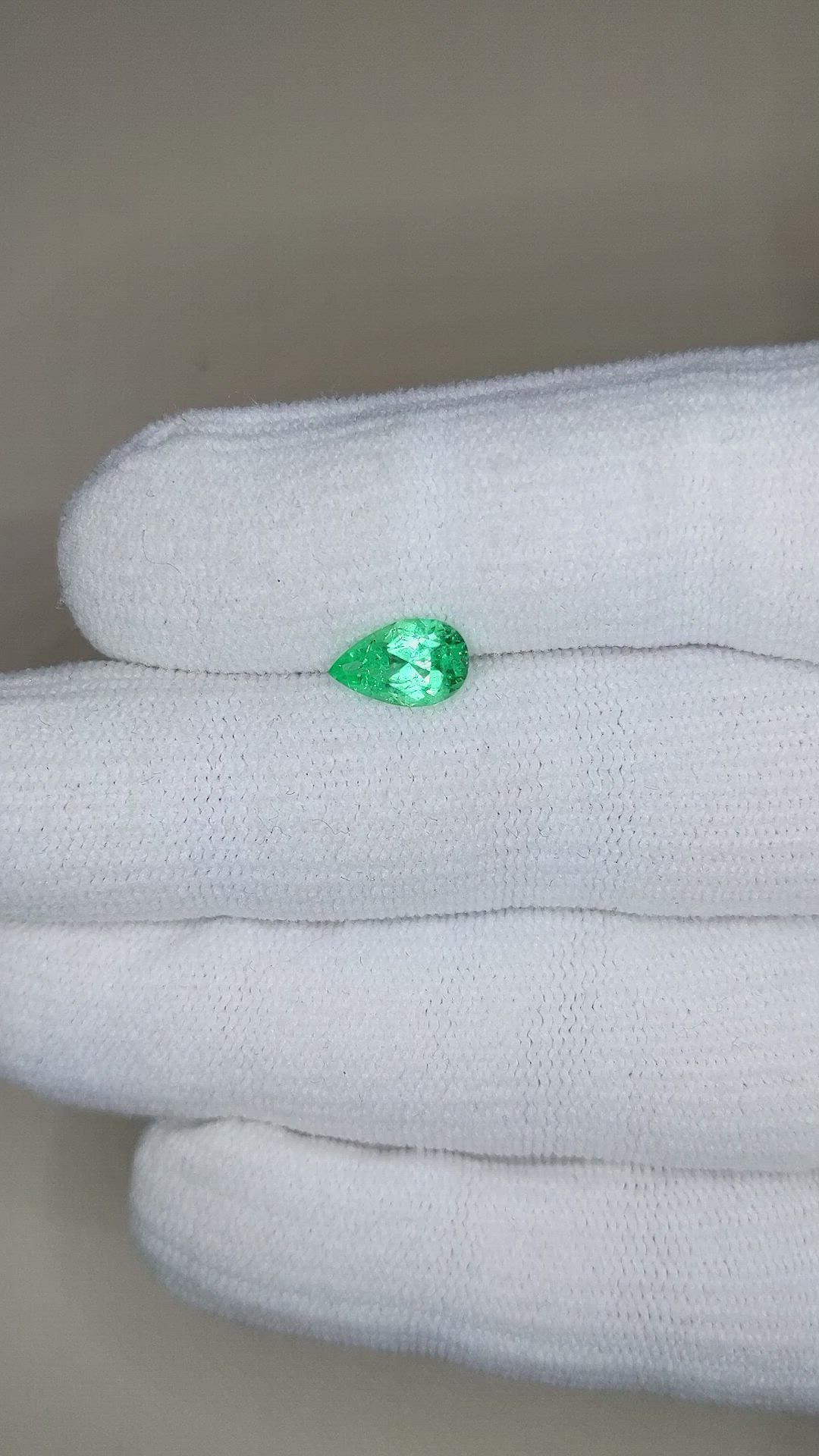 1.13 Ct. Emerald from Russia Size Video